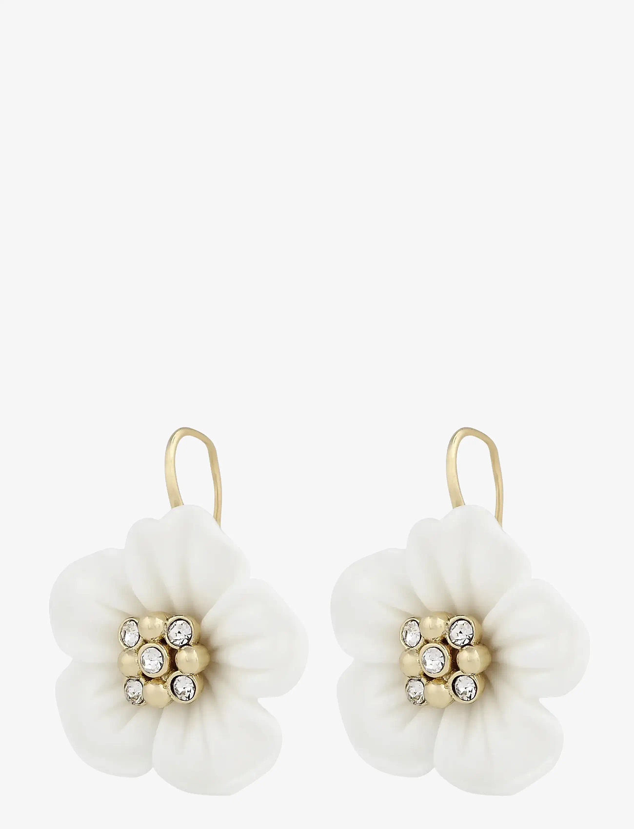SNÖ of Sweden - Florette big ear g/white-Onesize - ohrhänger - g/white - 1