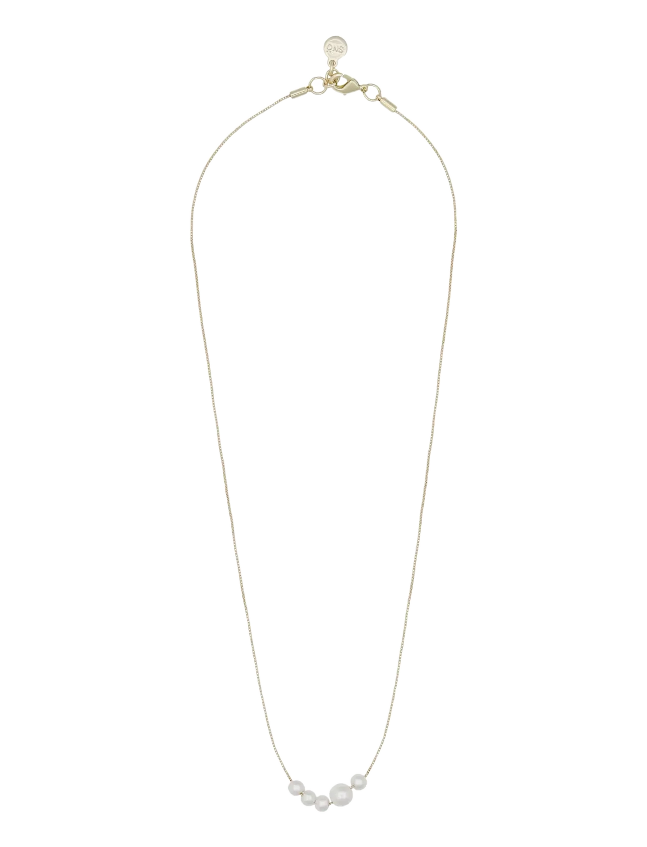 SNÖ of Sweden Karan neck 40 g/white-40 cm - Festtøj - G/WHITE / gold