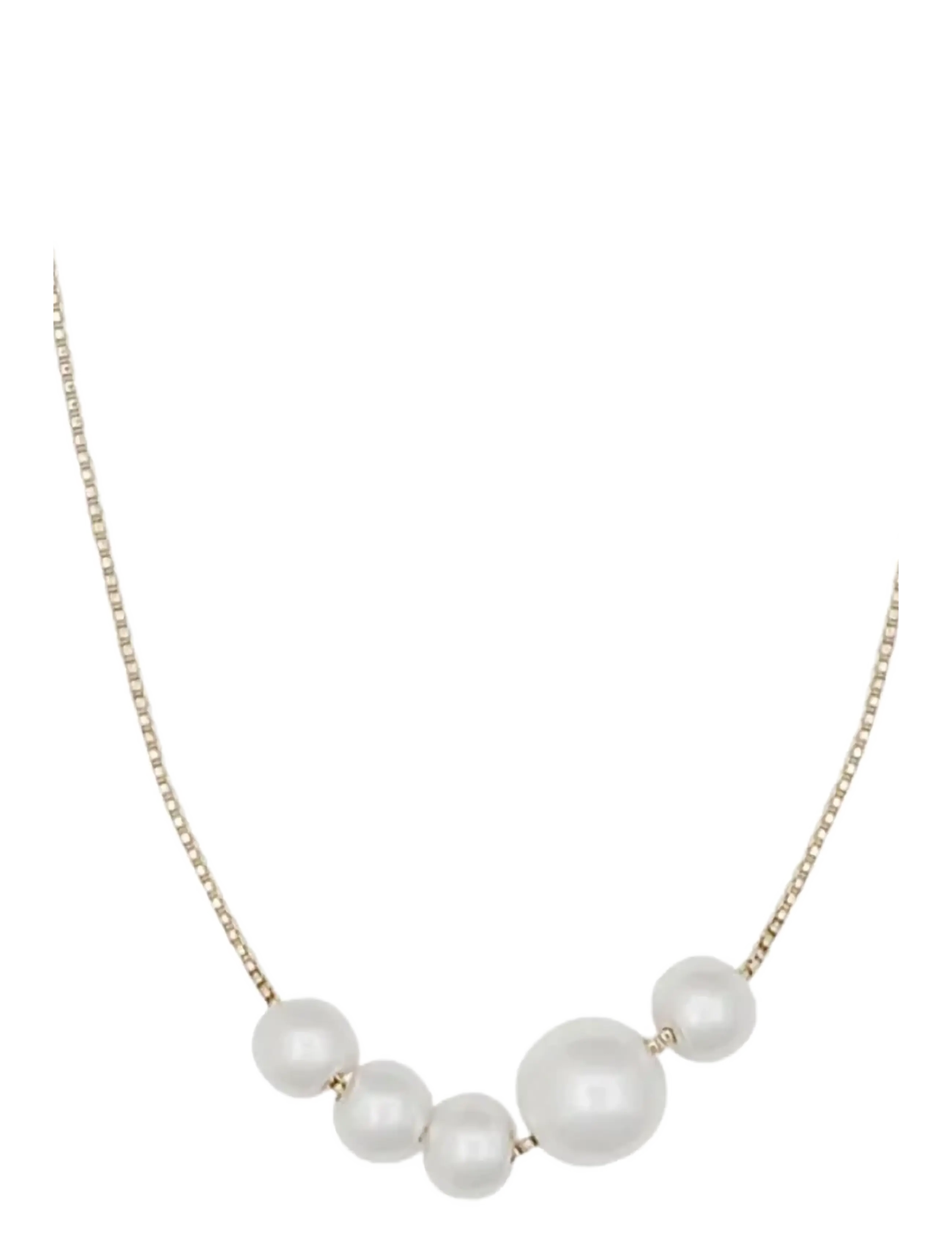 SNÖ of Sweden - Karan neck 40 g/white-40 cm - halskæder - g/white - 2