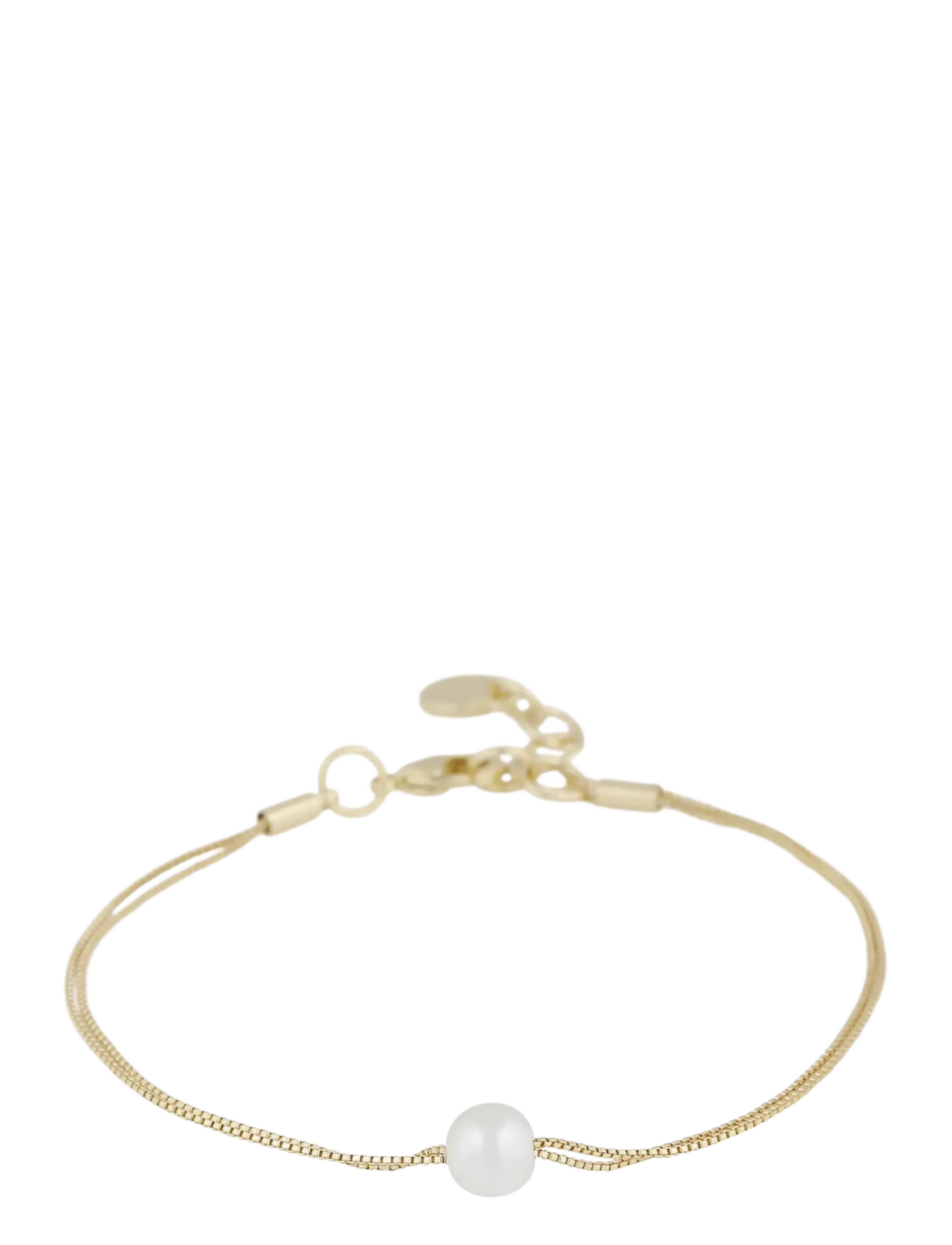 SNÖ of Sweden Karan double chain brace g/white-Onesize - Festtøj - G/WHITE / gold