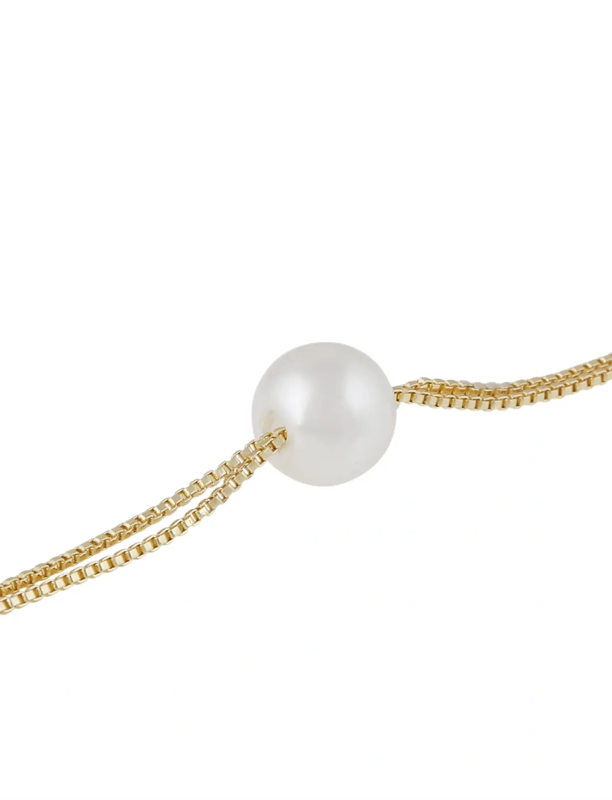 SNÖ of Sweden - Karan double chain brace g/white-Onesize - kettenarmbänder - g/white - 2