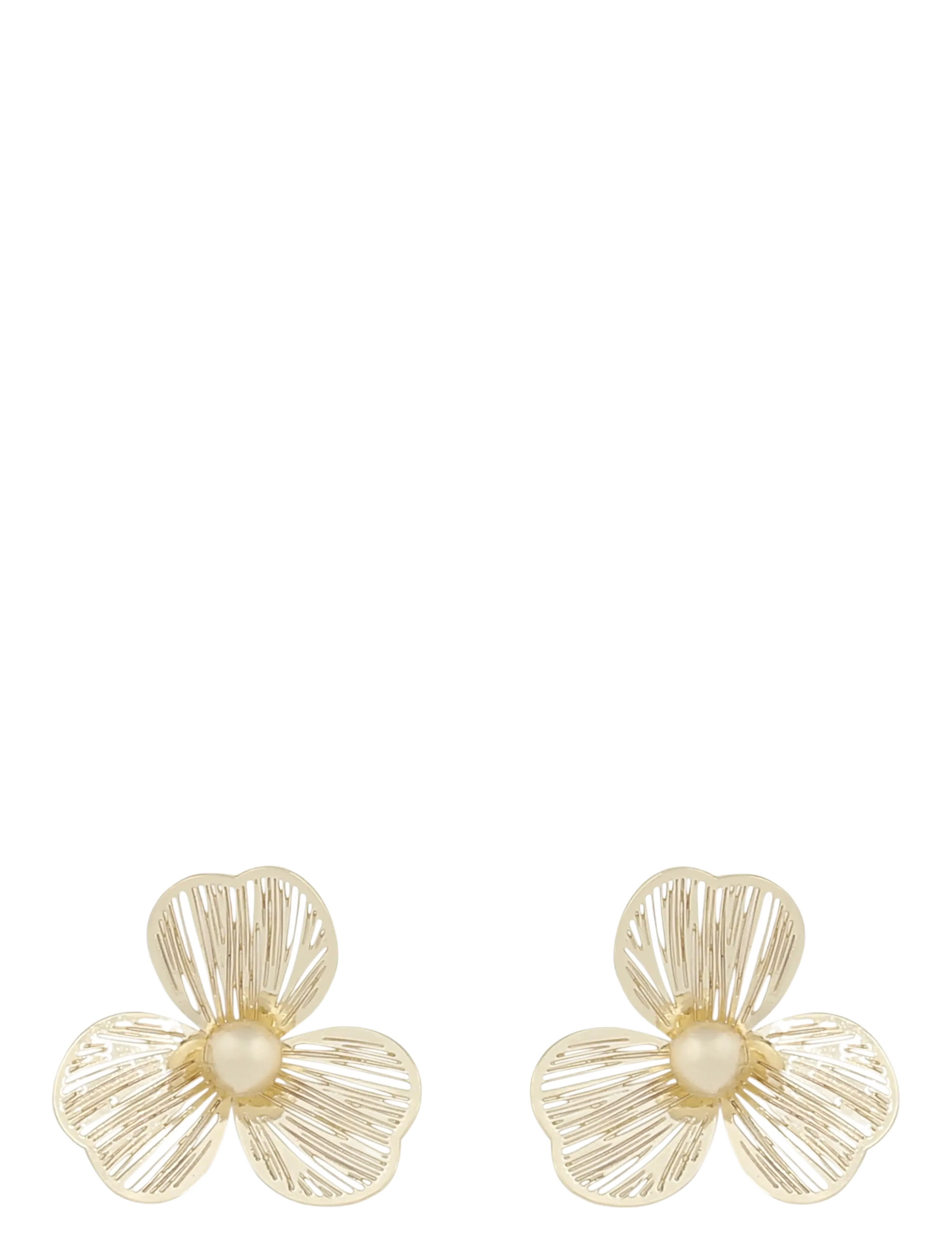 SNÖ OF SWEDEN Flora Petal Ear Plain G-Onesize Gold - One Size - Damen