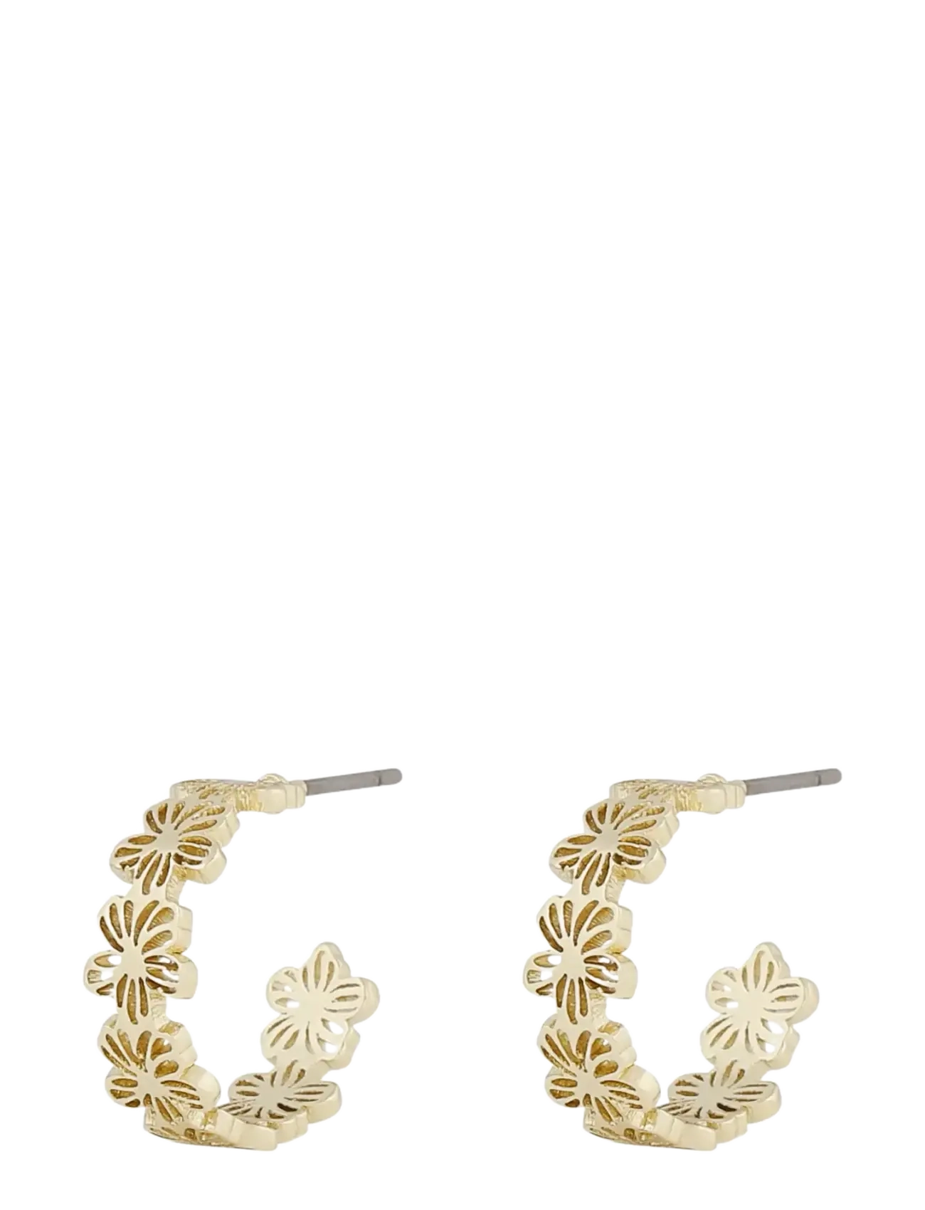 SNÖ OF SWEDEN Flora Daisy Klein Oval Ear Plain G-Onesize Gold - One Size - Damen