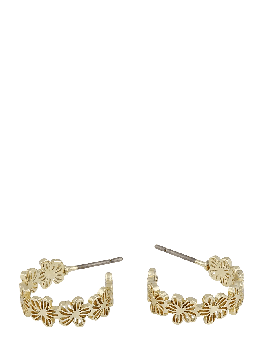 SNÖ of Sweden - Flora daisy small oval ear plain g-Onesize - rõngad - plain g - 2