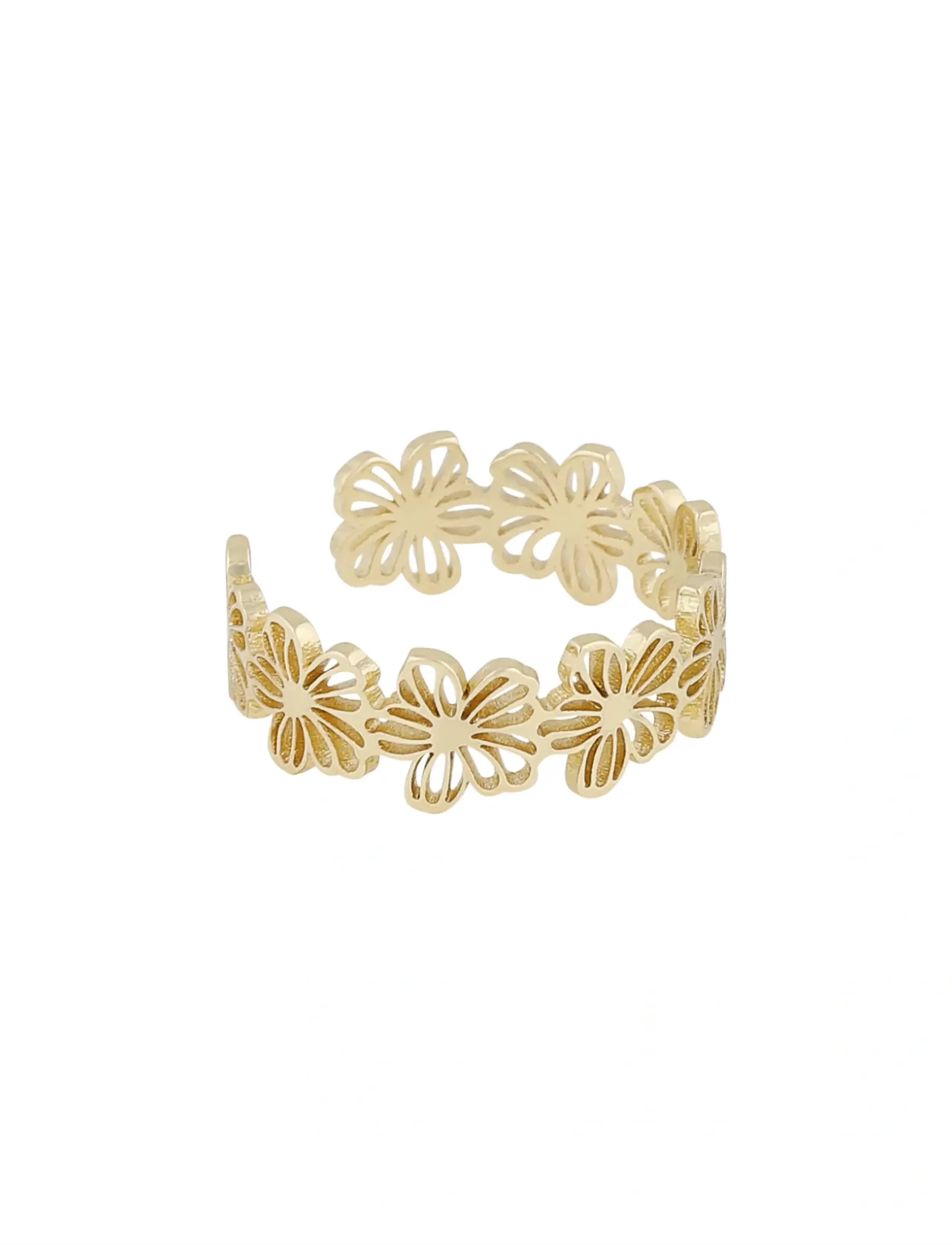 SNÖ of Sweden - Flora daisy ring plain g-One Size - bagues - plain g - 2