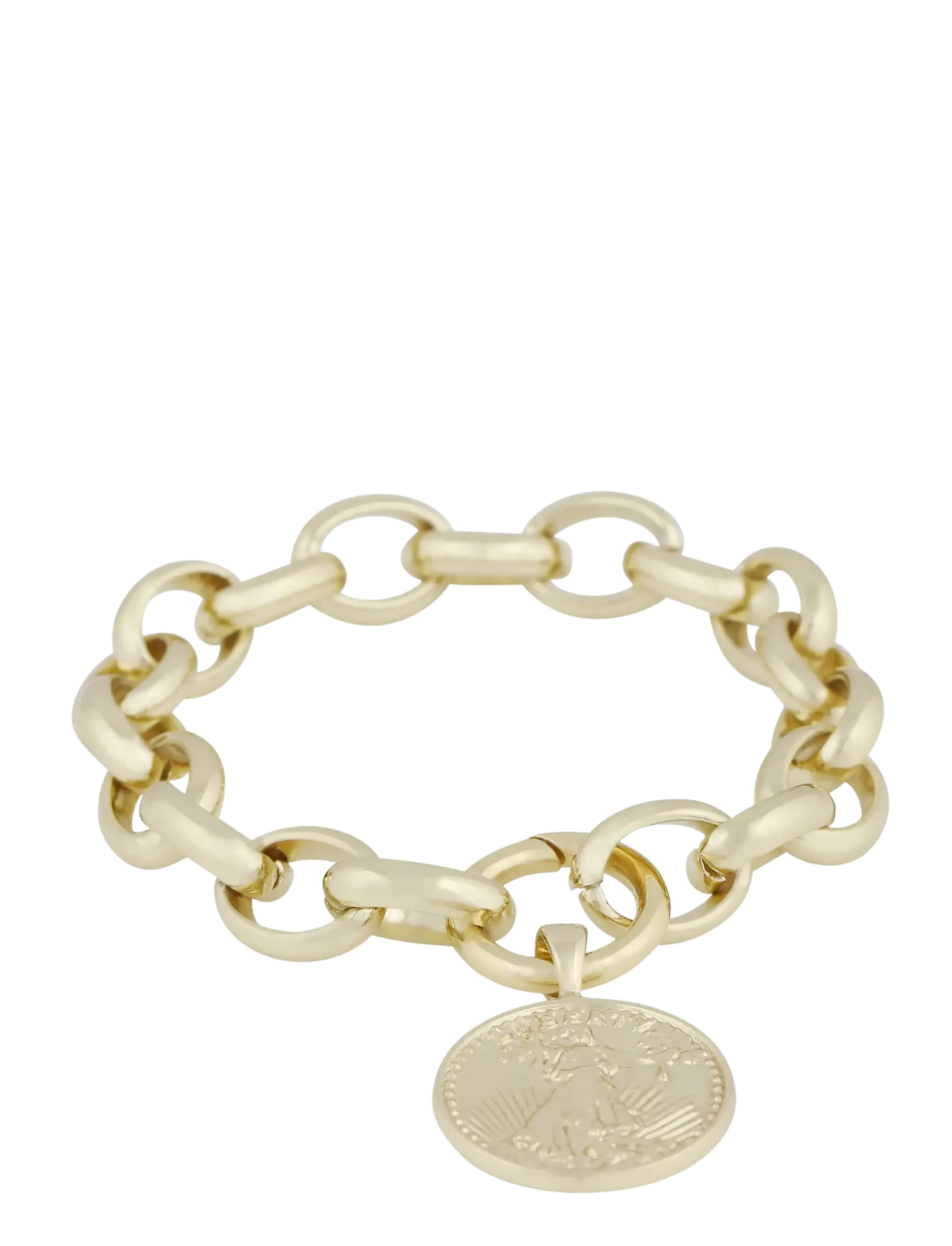 SNÖ of Sweden Rule big coin brace plain g-Onesize - Festtøj - PLAIN G / gold