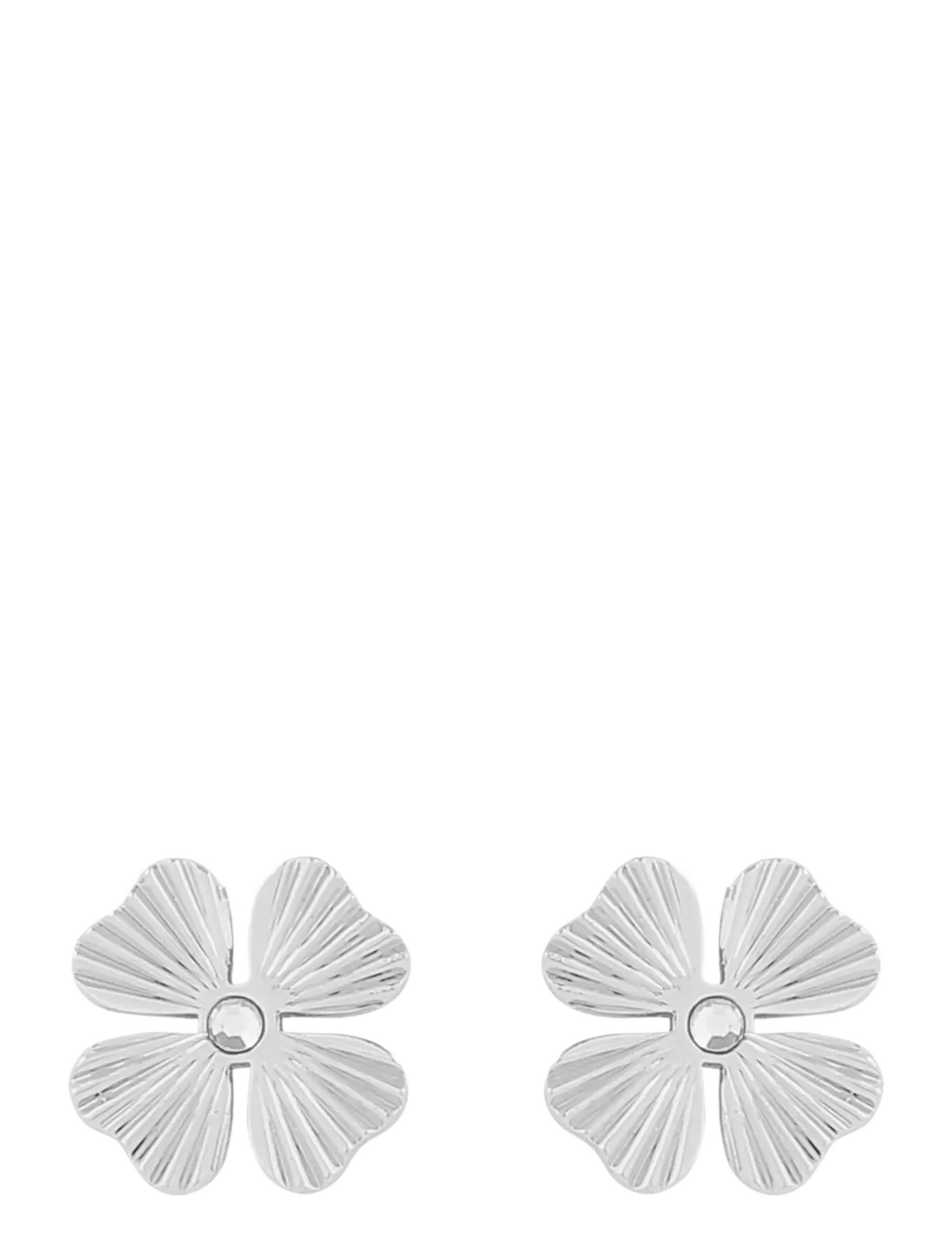 SNÖ of Sweden Rule clover ear plain s-Onesize - SNÖ of Sweden - PLAIN S / silver