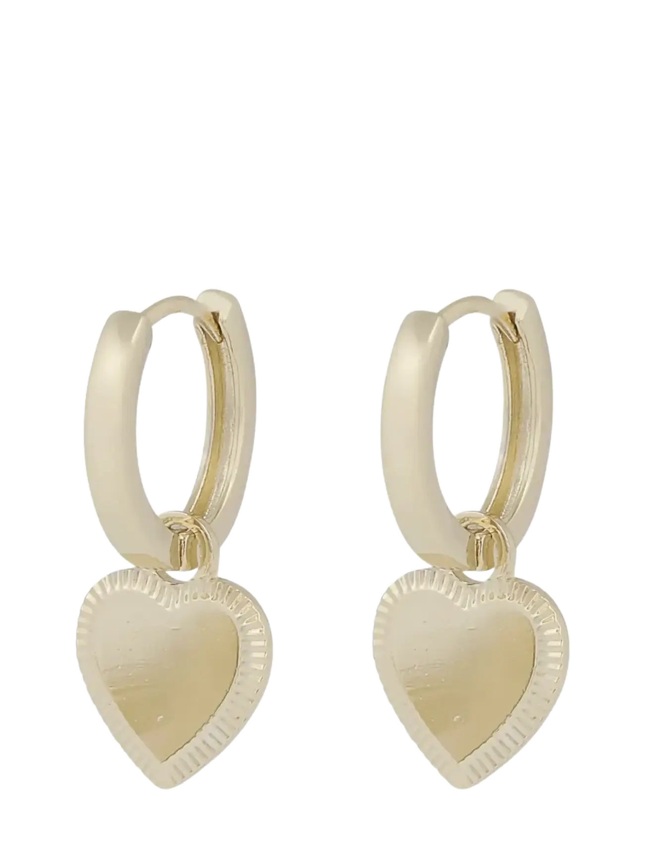 SNÖ of Sweden Rule heart pendant ear plain g-Onesize - SNÖ of Sweden - PLAIN G / gold