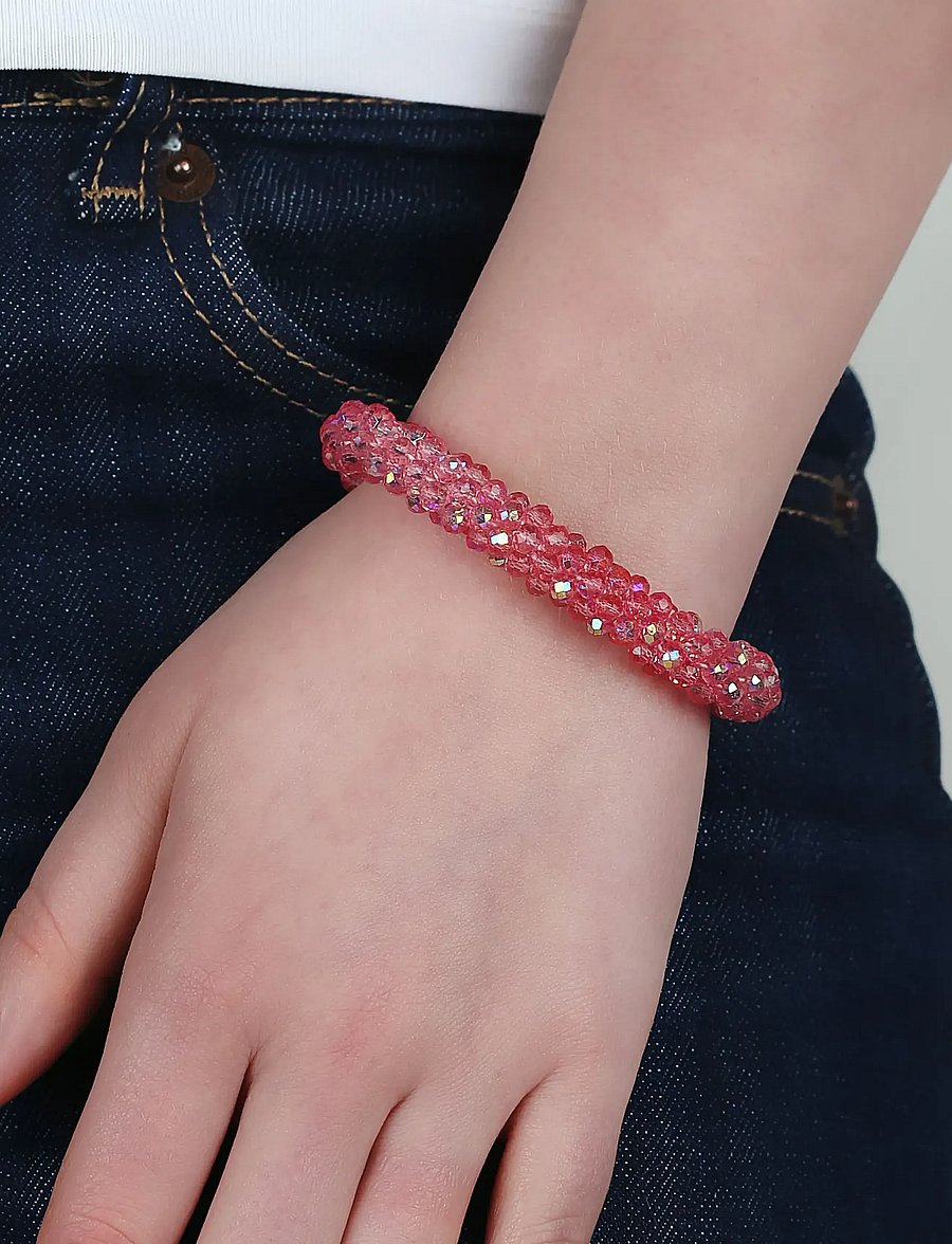 SNÖ of Sweden - United bubbles elastic brace g/fuchsia-Onesize - bracelets - g/fuchsia - 0