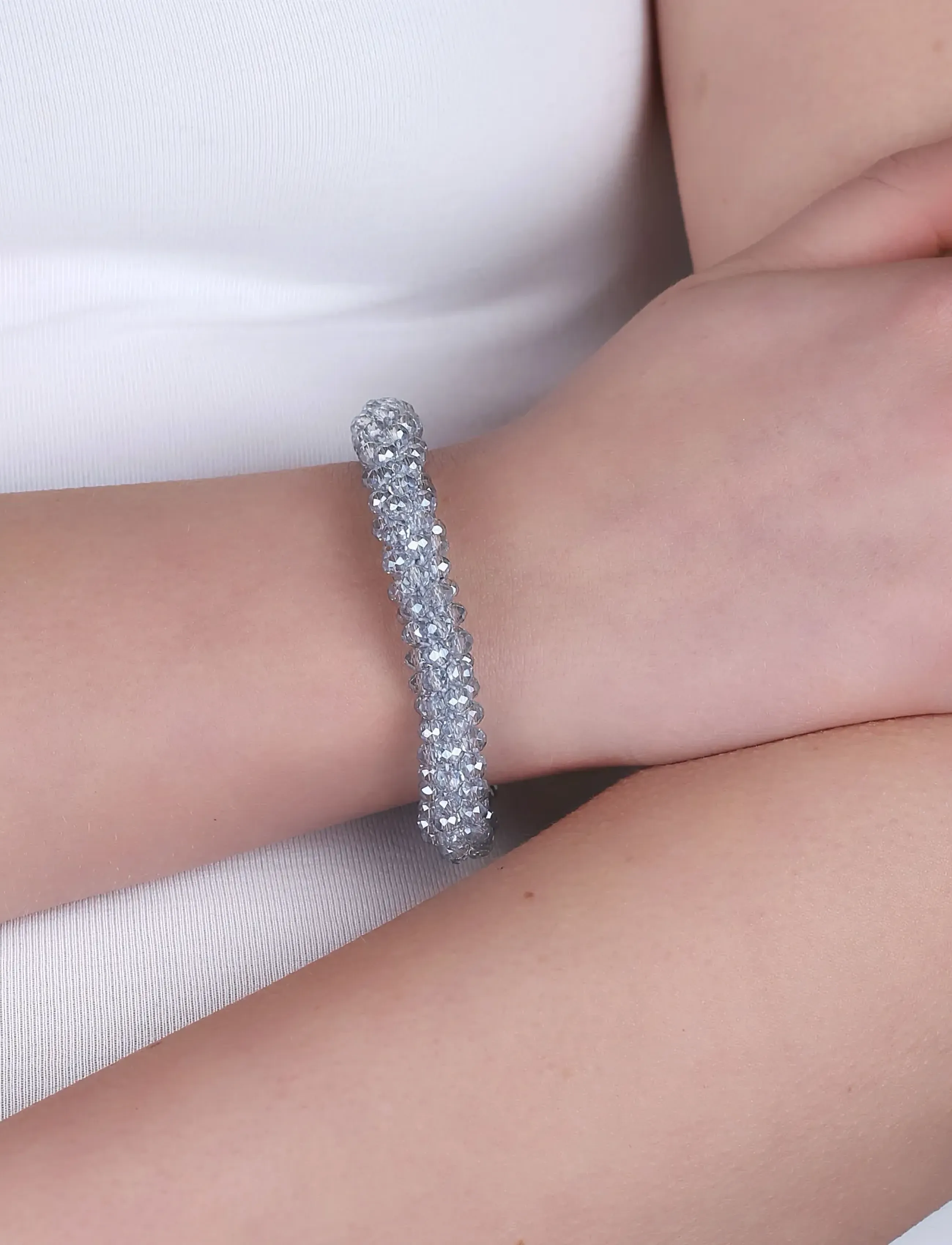 SNÖ of Sweden United Bubbles Elastic Brace G/Light Blue-Onesize, One Size, Bracelets, Blau - Pearl Frauen