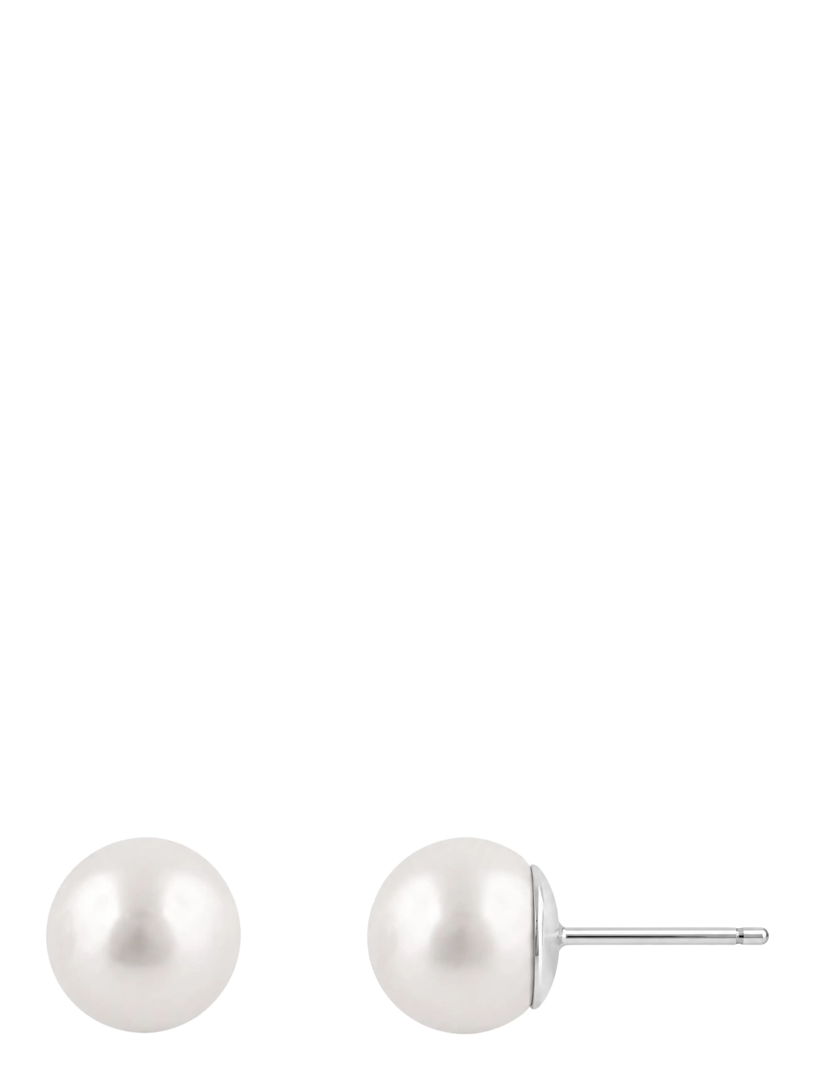 SNÖ of Sweden - Jackie pearl ear 8mm s/white - Onesize - s/white - 2