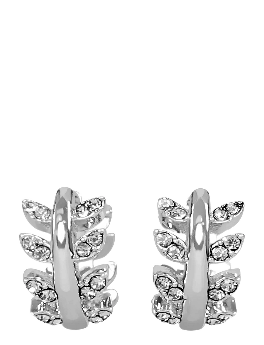 SNÖ of Sweden - Minna small crystal ring ear 12mm g/clear - Onesize - kreolen - g/clear - 1