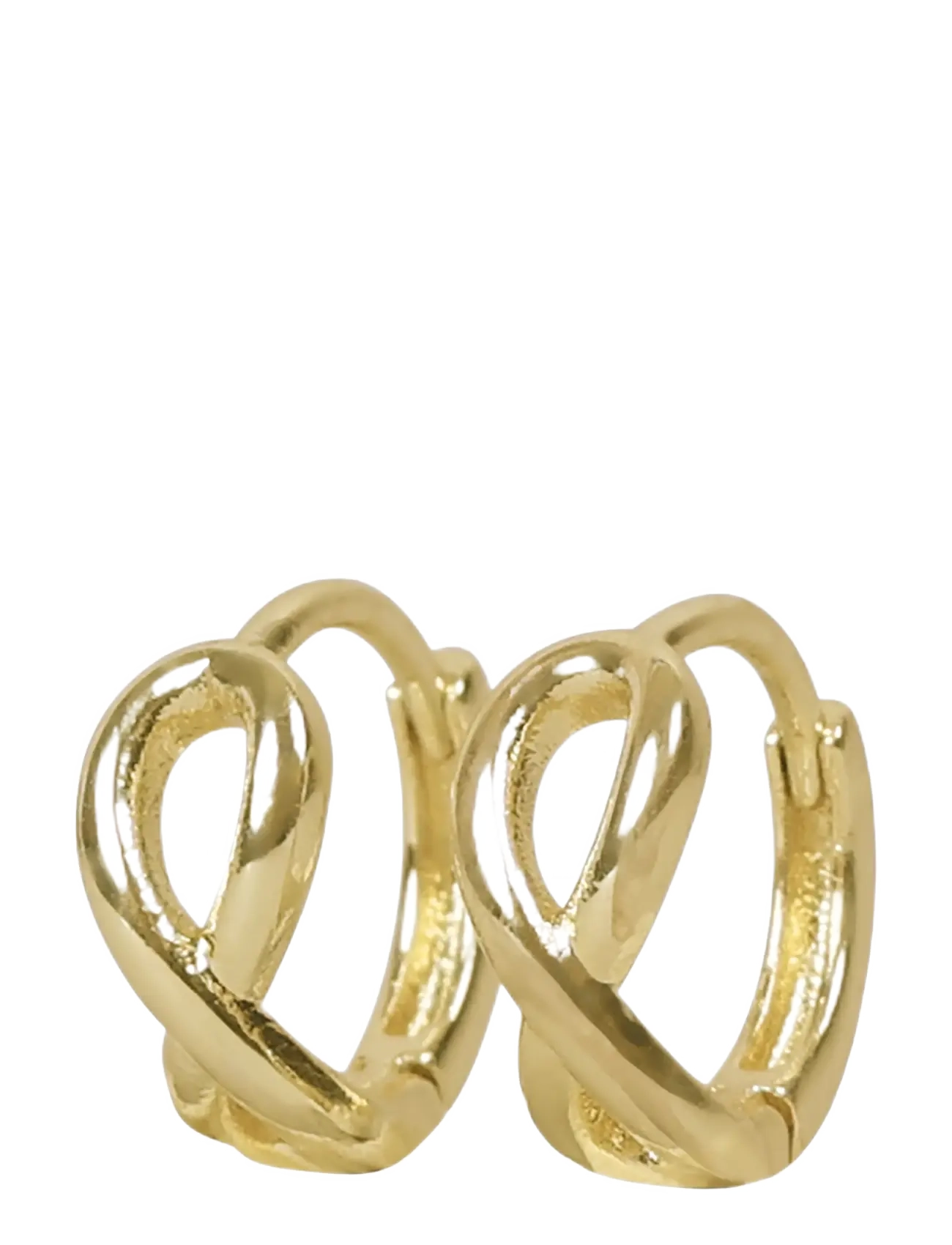 SNÖ of Sweden Everly small ring ear 12mm plain g - Onesize - Hoops - PLAIN G / gold