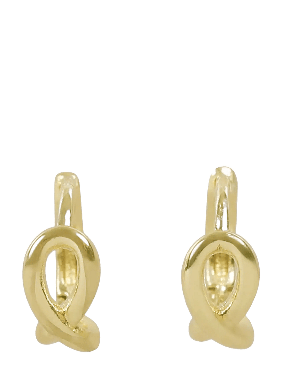 SNÖ of Sweden - Everly small ring ear 12mm plain g - Onesize - hoops - plain g - 2