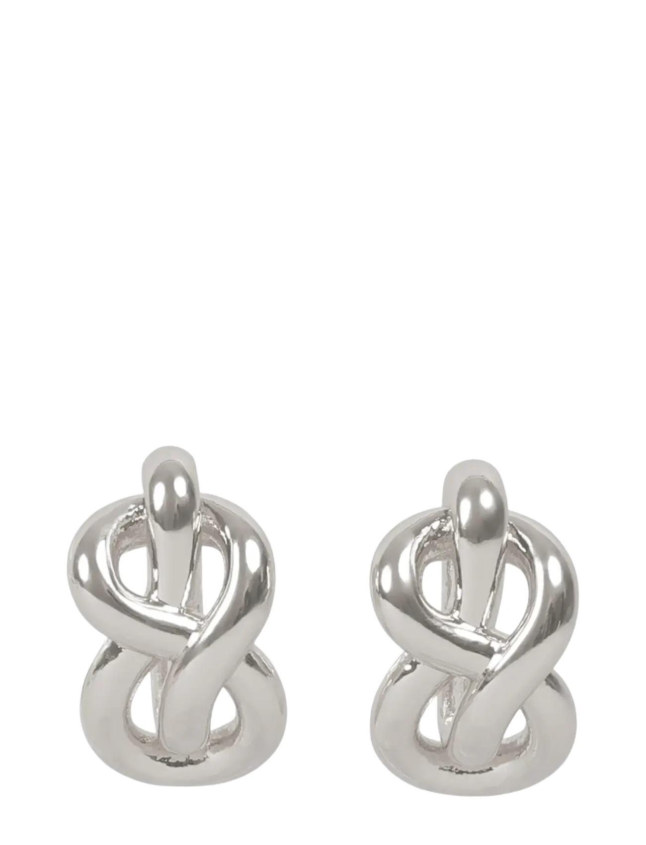 SNÖ of Sweden Everly knot ear plain s - Onesize - Ohrringe - PLAIN S / silver