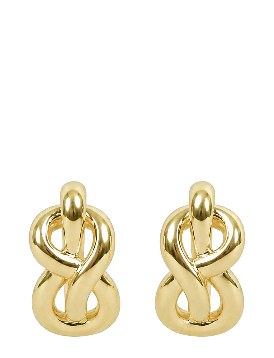 SNÖ of Sweden - Everly knot ear plain g - Onesize - ohrstecker - plain g - 1