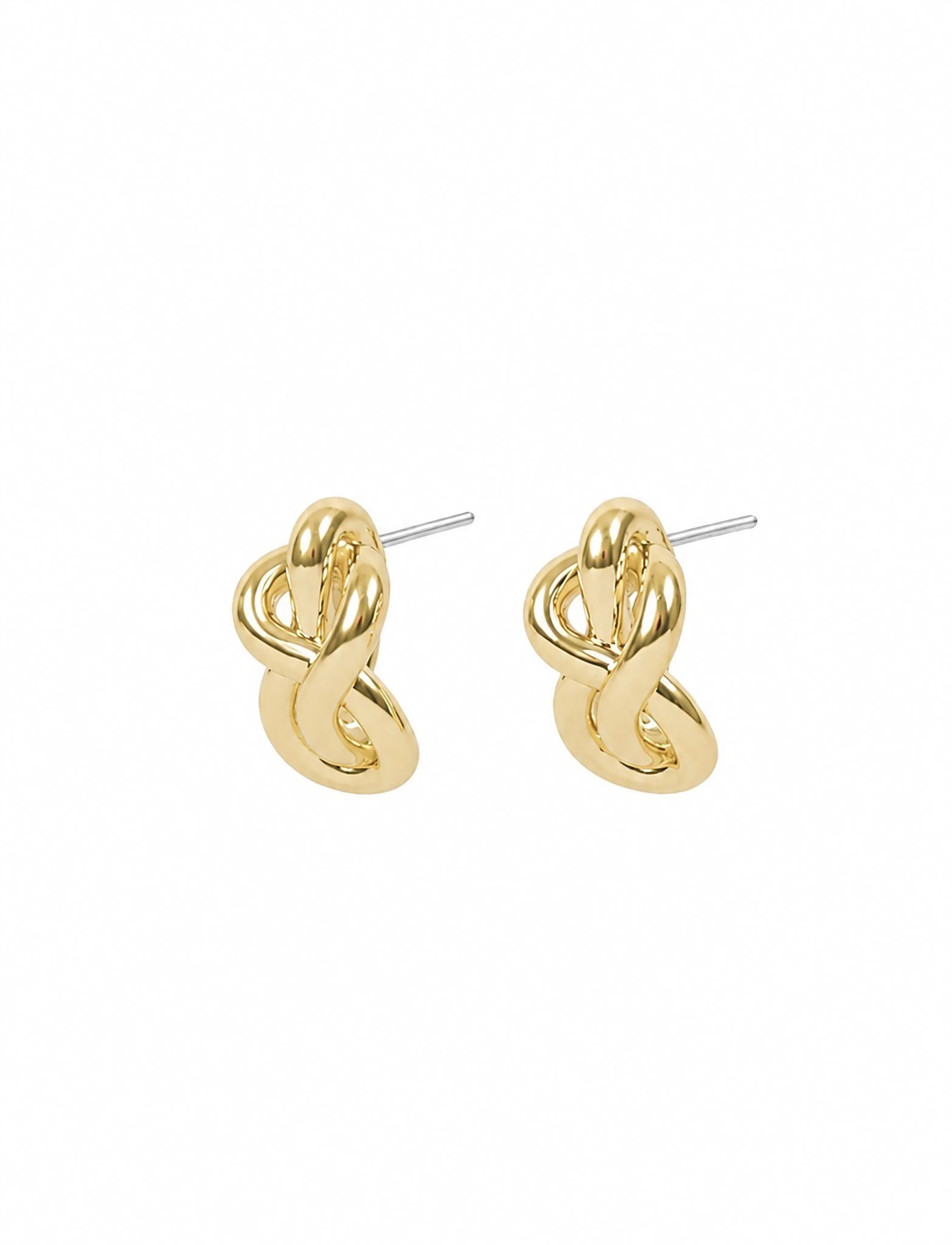SNÖ of Sweden - Everly knot ear plain g - Onesize - ohrstecker - plain g - 2