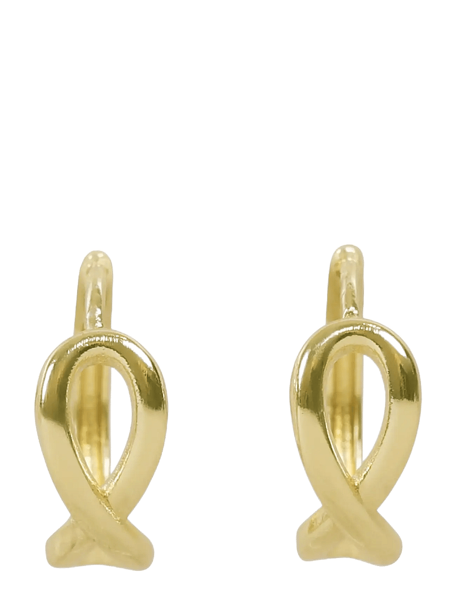 SNÖ of Sweden - Everly ring ear 17mm plain g - Onesize - Øreringer - plain g - 2
