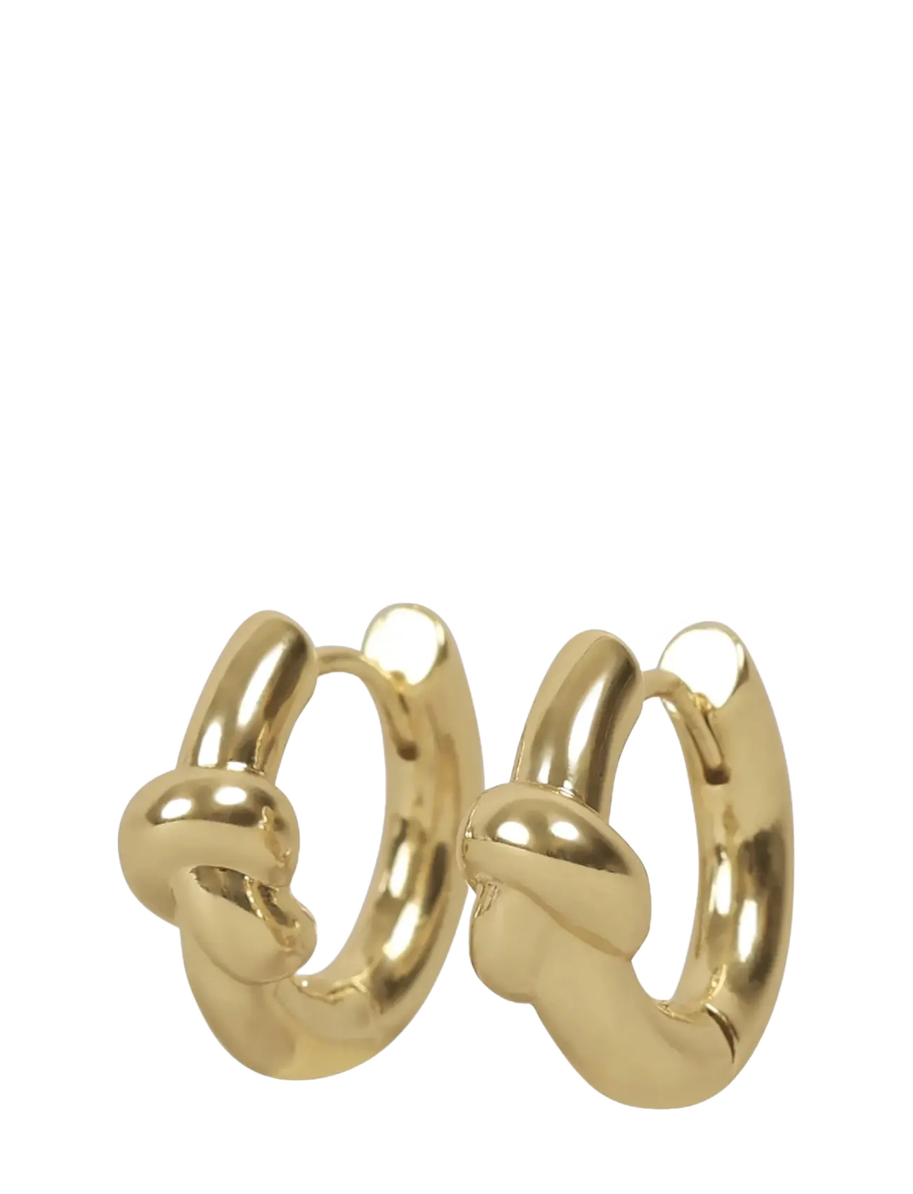 SNÖ of Sweden Everly chunky knot ring ear  plain g - Onesize - SNÖ of Sweden - PLAIN G / gold