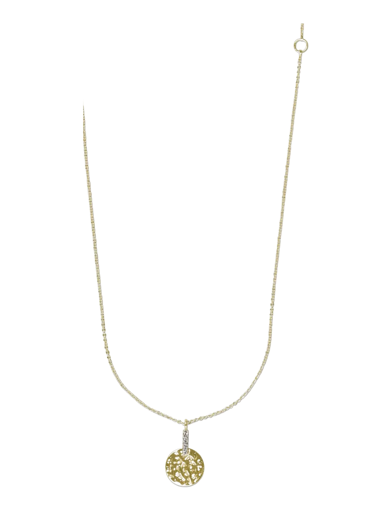 SNÖ of Sweden - Union casey hammered pendant neck 40-45 - g/clear - 2