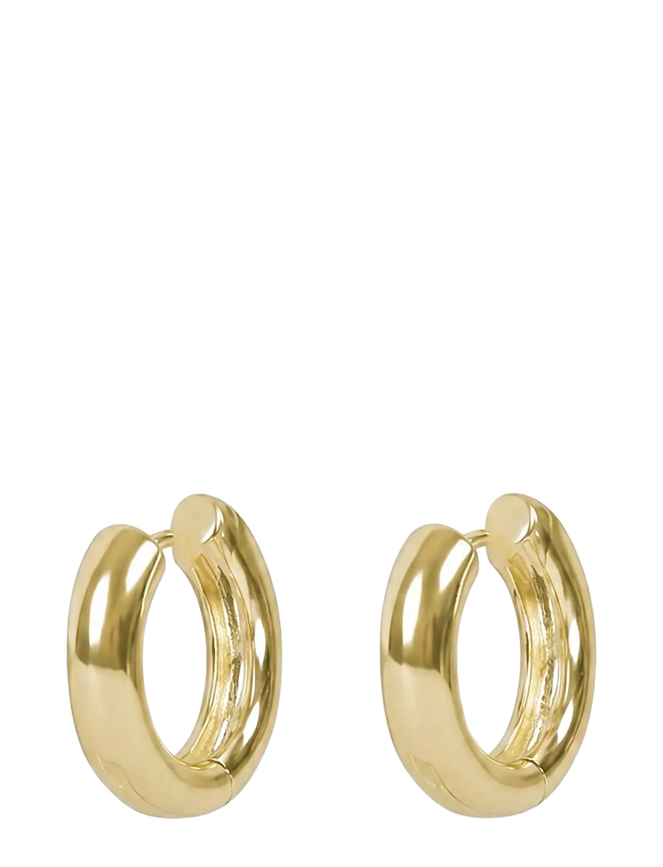 SNÖ of Sweden Union chunky ear 15mm plain g - Onesize - Smykker - PLAIN G / gold