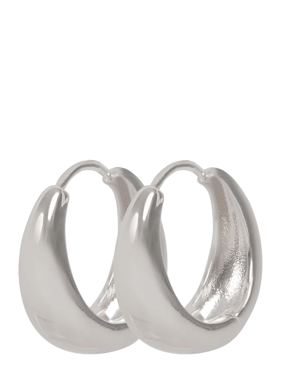 SNÖ of Sweden - Union Honey drop ring ear 20mm plain s - Onesize - plain s - 1