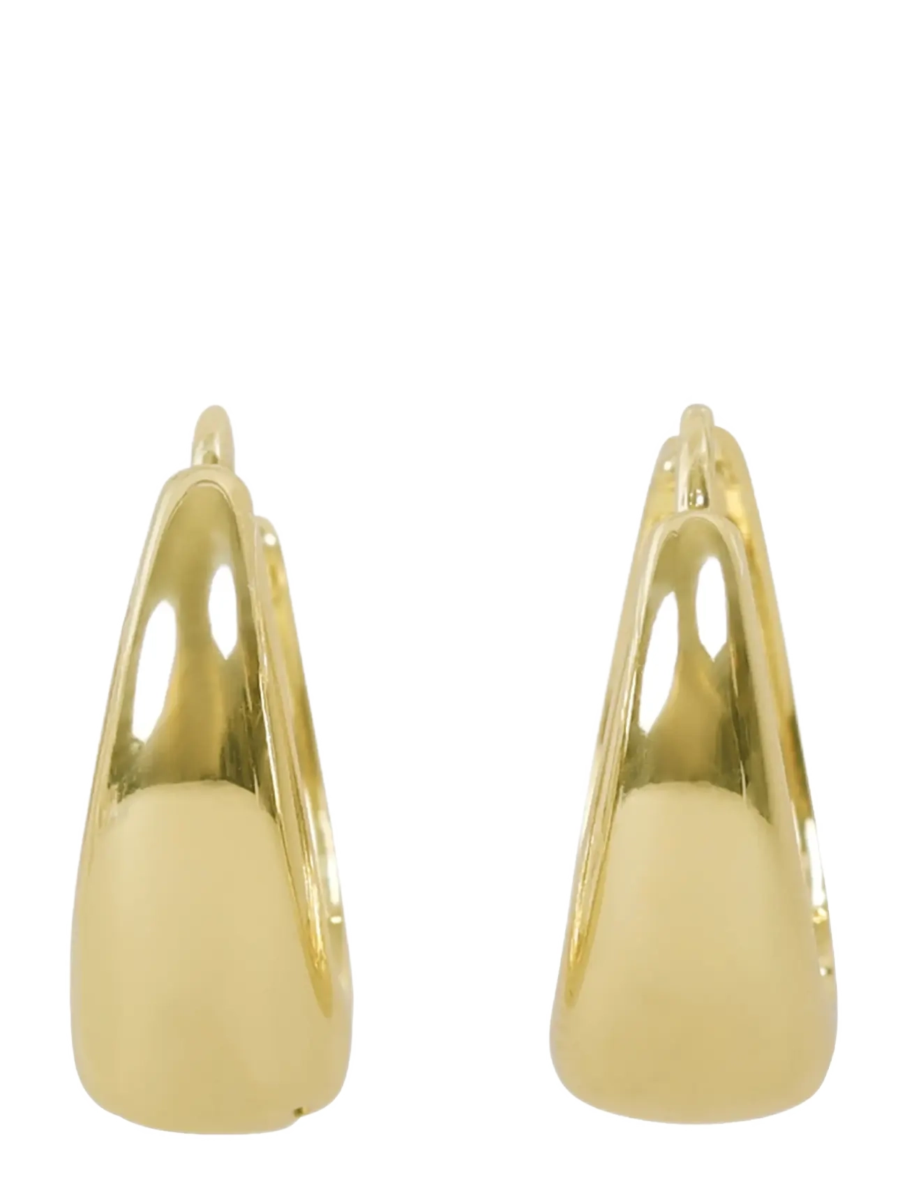 SNÖ of Sweden Union Honey drop ring ear 20mm plain g - Onesize - Smykker - PLAIN G / gold