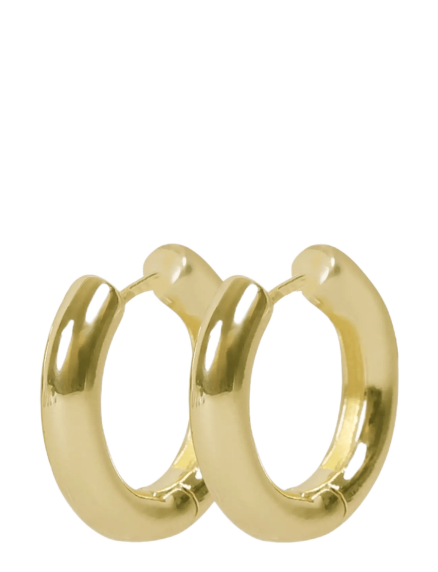 SNÖ of Sweden - Union chunky ear 20mm plain g - Onesize - kreolen - plain g - 2