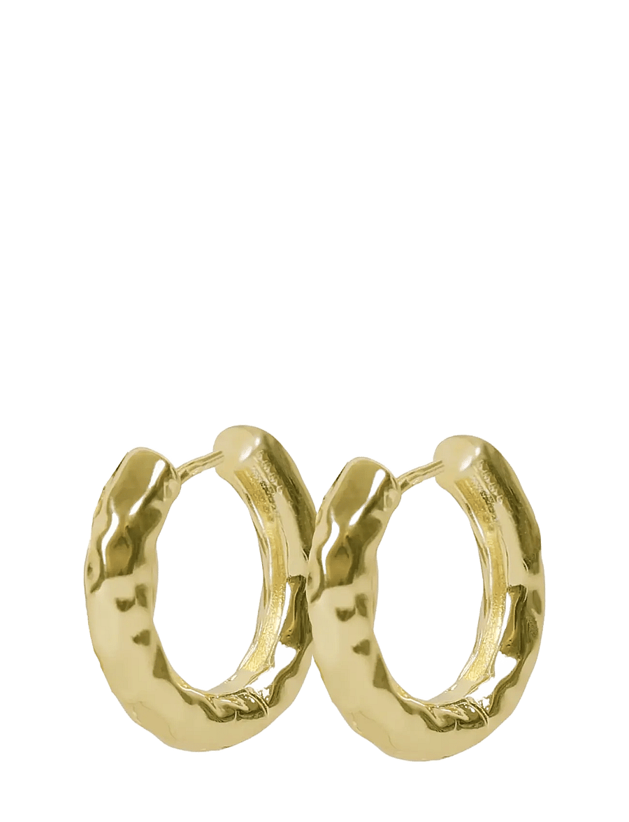 SNÖ of Sweden - Union chunky hammered ear 20mm plain g - Onesize - plain g - 2