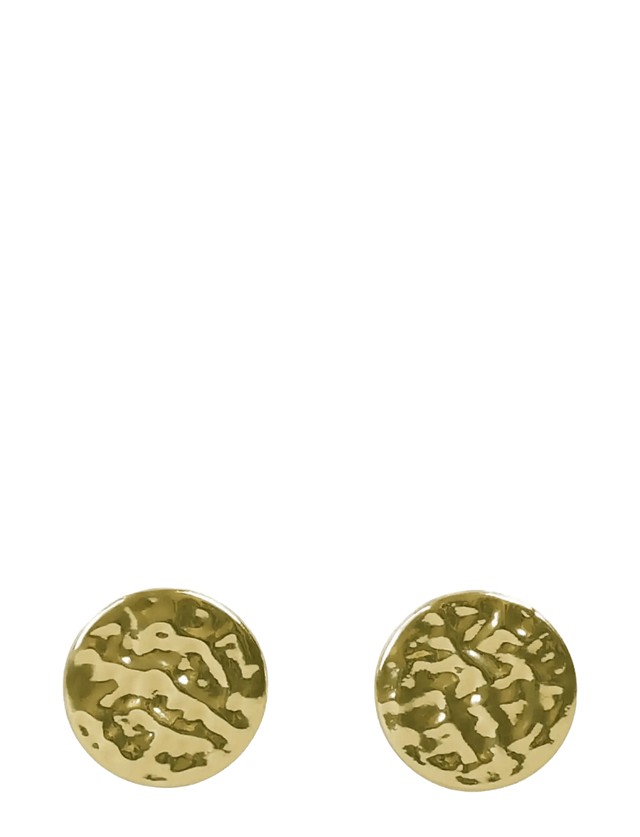 SNÖ of Sweden - Union Bridget hammered ear plain g - Onesize - ohrstecker - plain g - 1