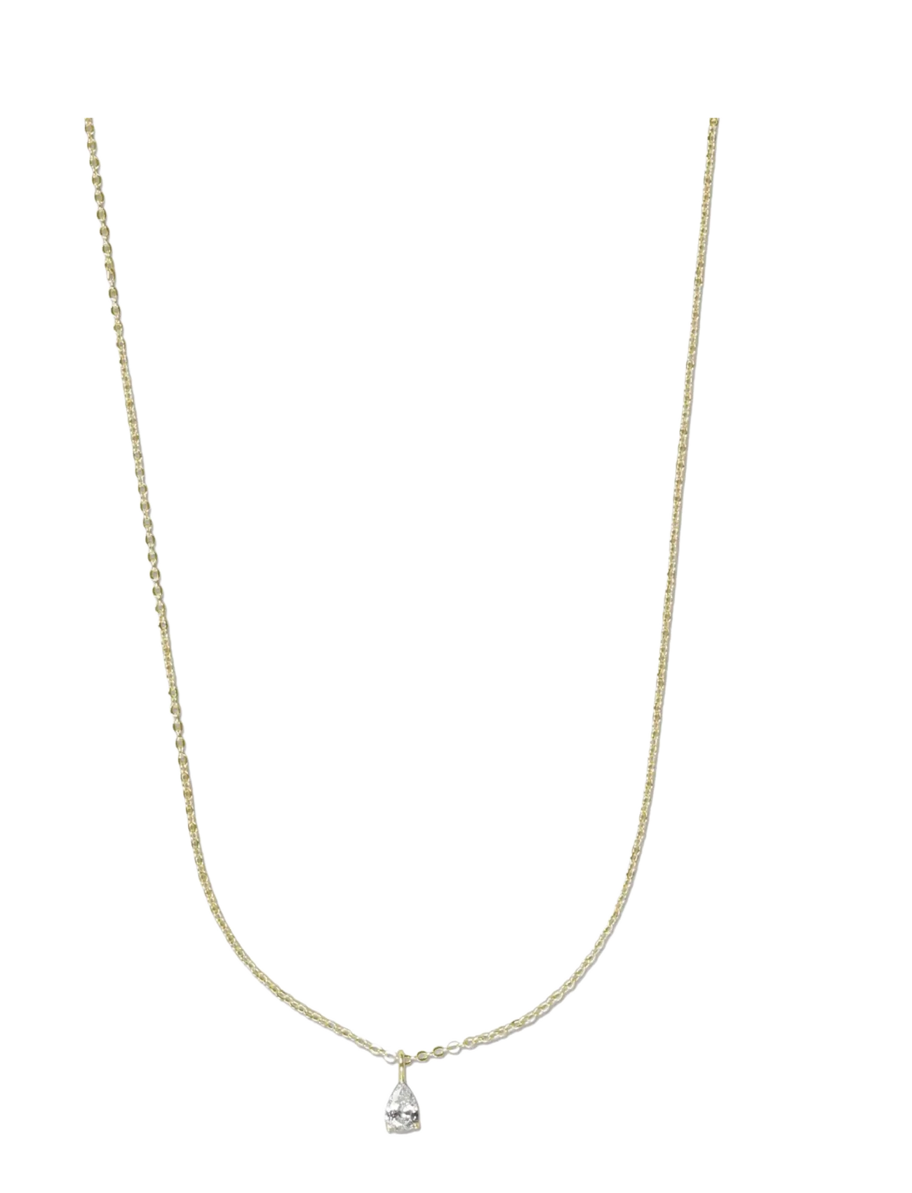 SNÖ of Sweden - Trinity drop neck 40-45 g/clear - Onesize - ketten mit anhänger - g/clear - 2