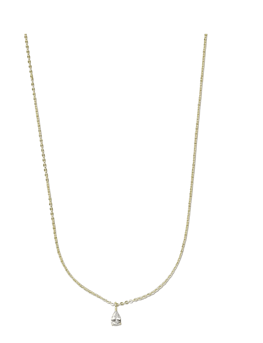 SNÖ of Sweden - Trinity drop neck 40-45 g/clear - Onesize - ketten mit anhänger - g/clear - 2