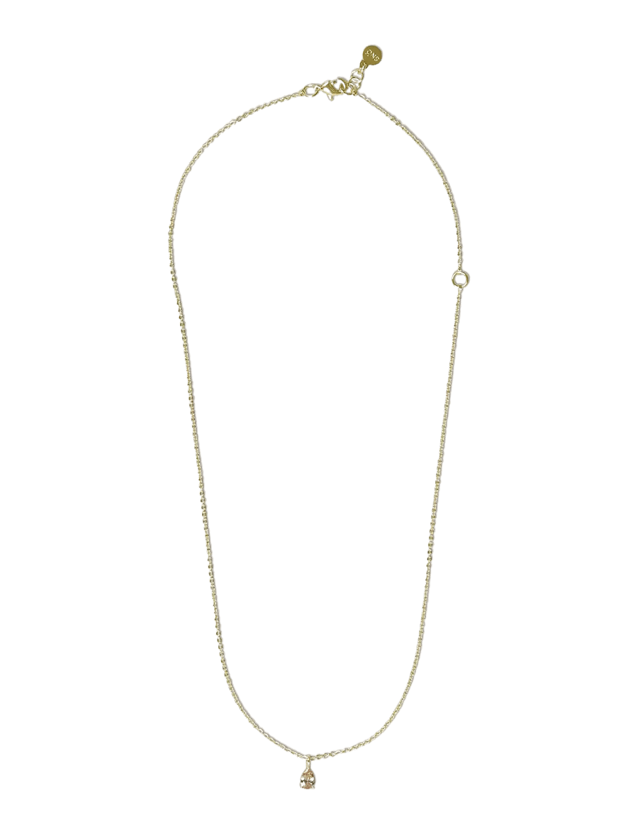 SNÖ of Sweden - Trinity drop neck 40-45 g/champagne - Onesize - ketten mit anhänger - g/champagne - 1