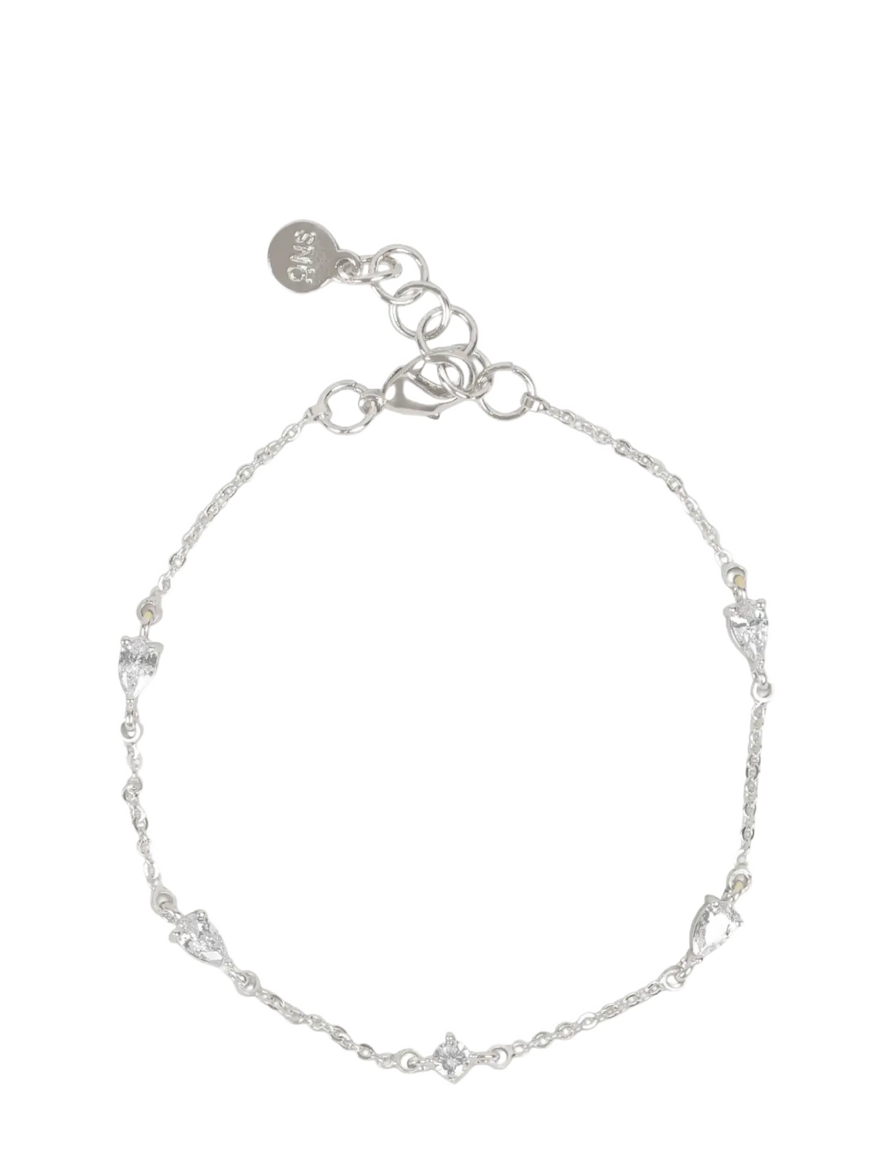 SNÖ of Sweden Trinity brace s/clear - Onesize - Smykker - S/CLEAR / silver