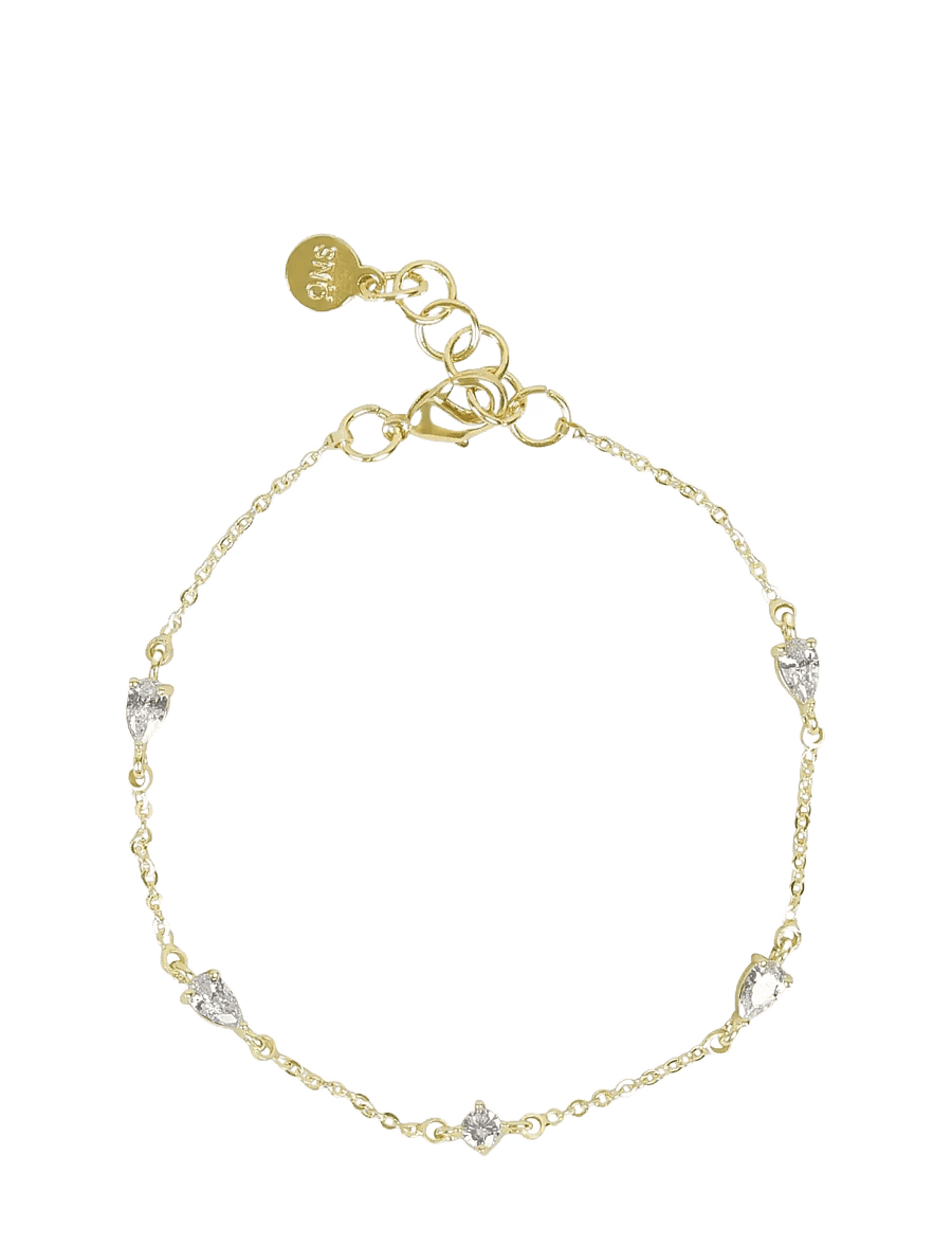 SNÖ of Sweden - Trinity brace g/clear - Onesize - kettenarmbänder - g/clear - 1