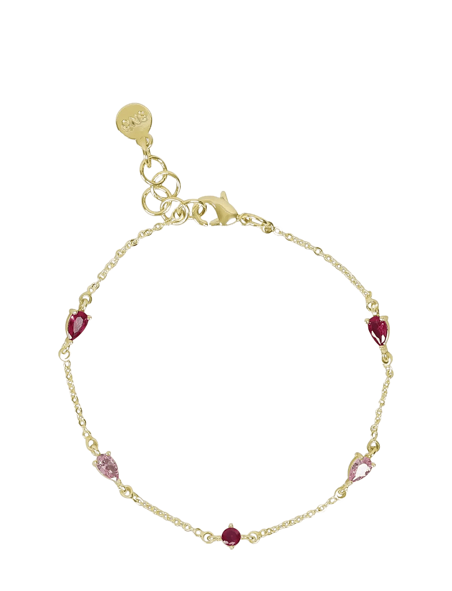 SNÖ of Sweden - Trinity brace g/mix pink - Onesize - kettenarmbänder - g/mix pink - 1