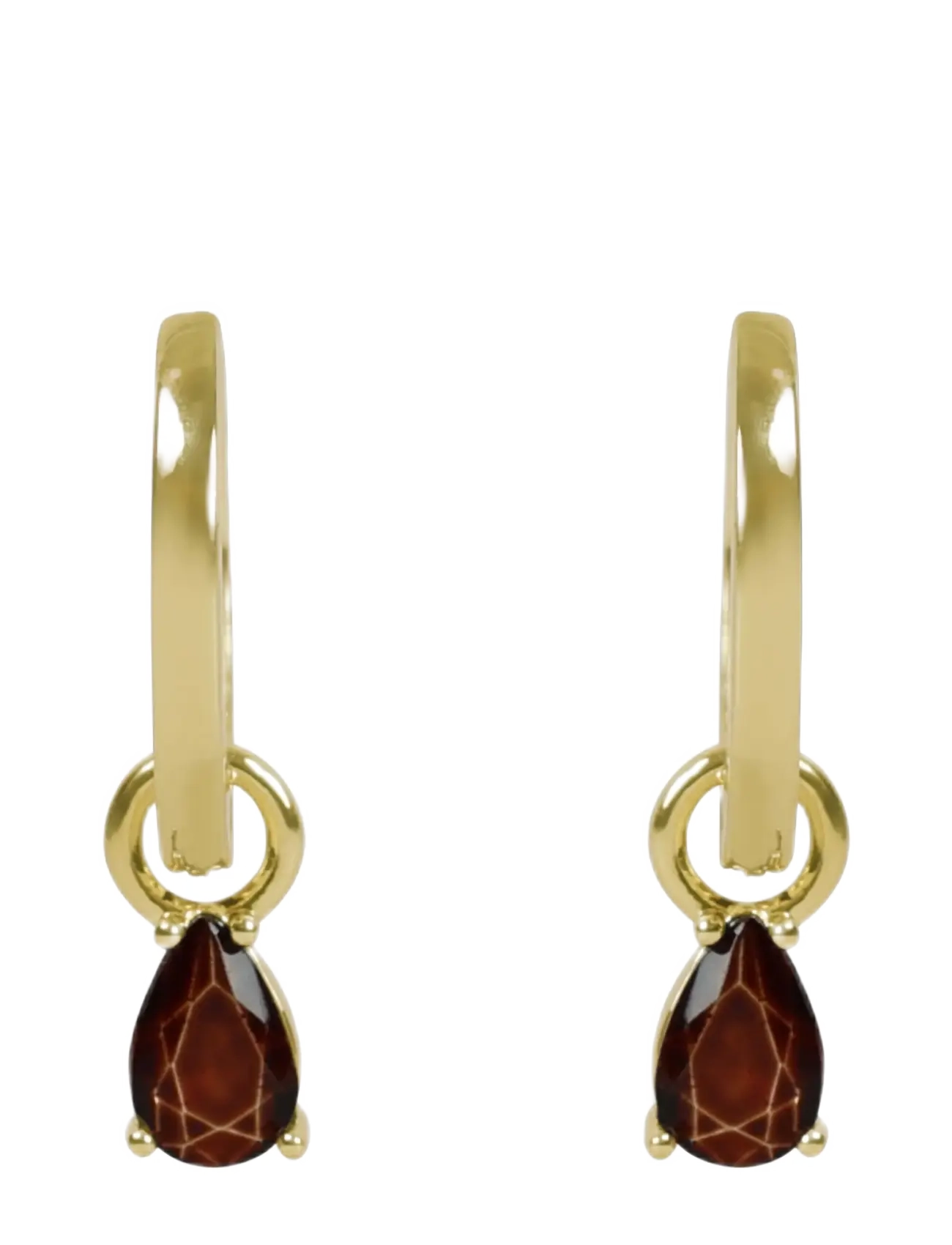 SNÖ of Sweden Trinity drop pendant ring ear g/brown - Onesize - SNÖ of Sweden - G/BROWN / brown