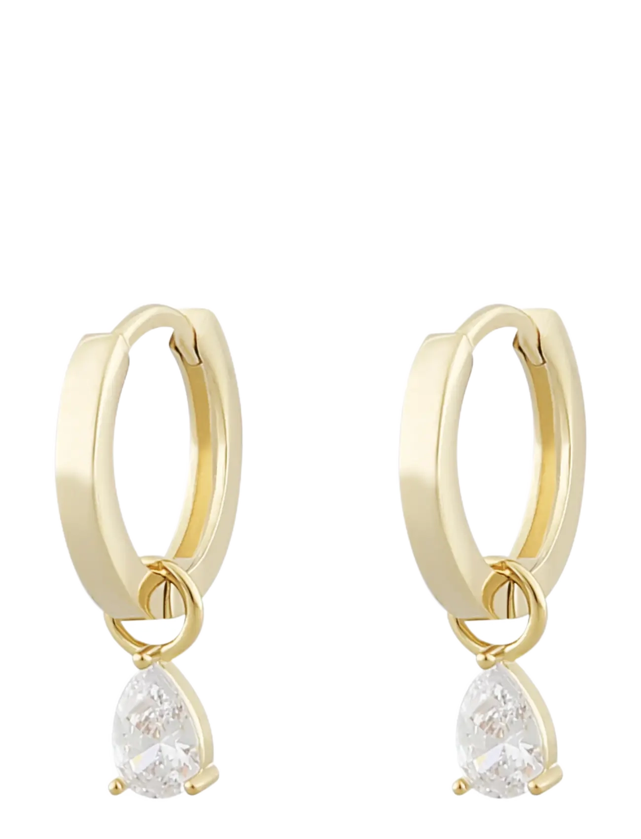 SNÖ of Sweden Trinity drop pendant ring ear g/clear - Onesize - Smykker - G/CLEAR / gold