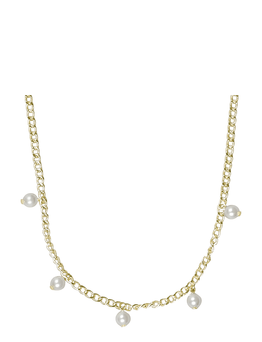 SNÖ of Sweden - Largo pearl charm neck 2 40-45 g/white - Onesize - g/white - 2