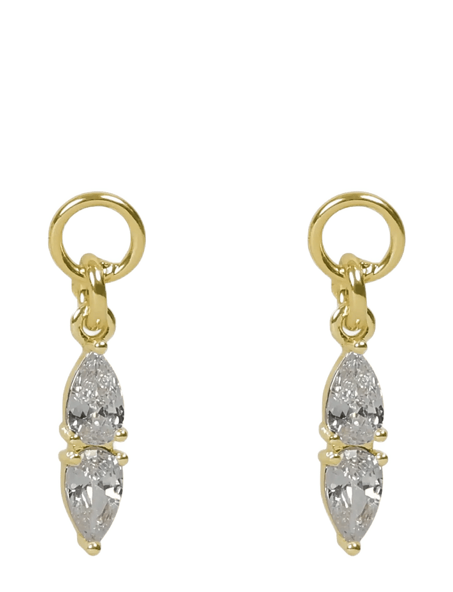 SNÖ of Sweden - Largo crystal pin ear g/clear - Onesize - g/clear - 1