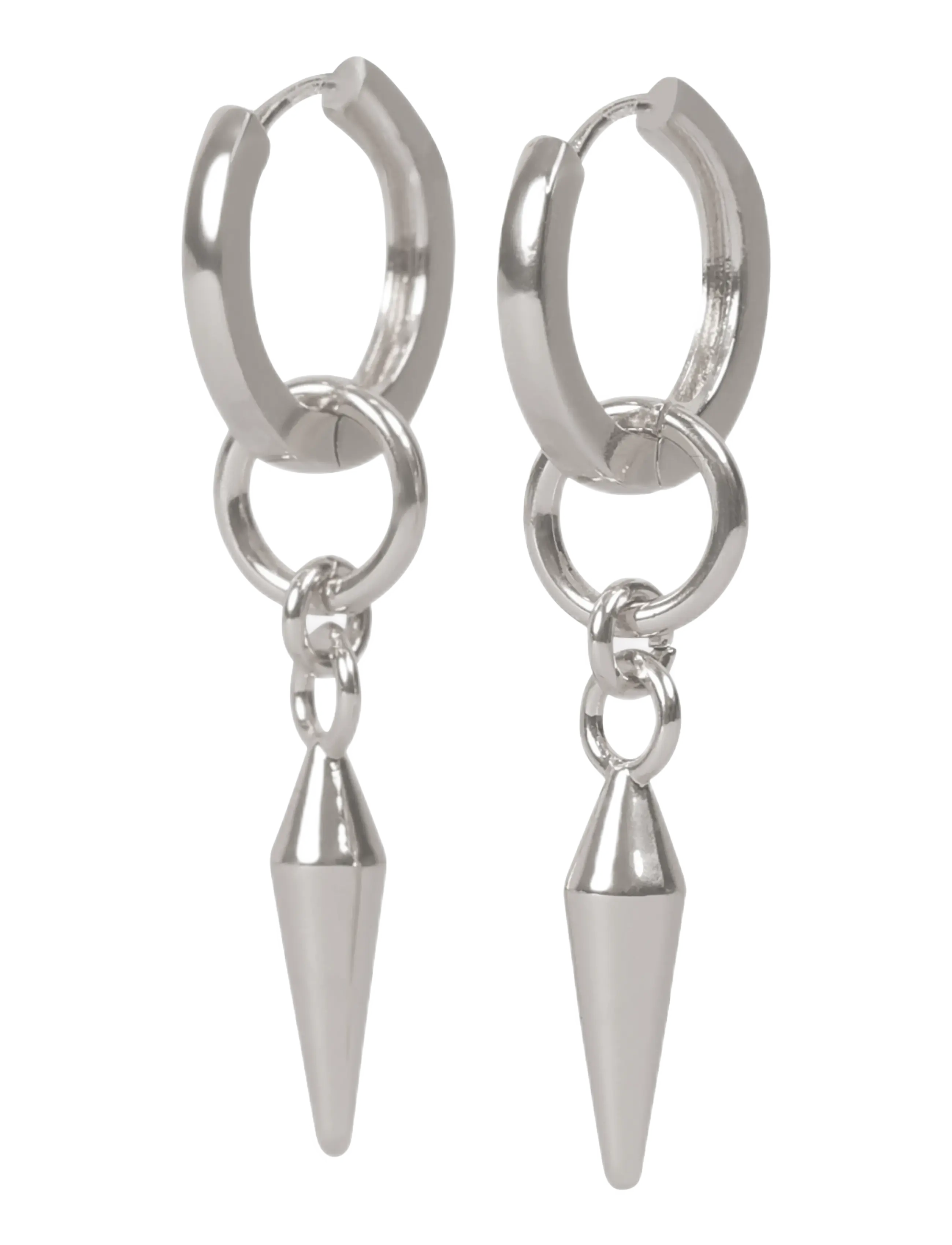 SNÖ of Sweden Largo doble ear s/clear - Onesize - Smykker - S/CLEAR / silver
