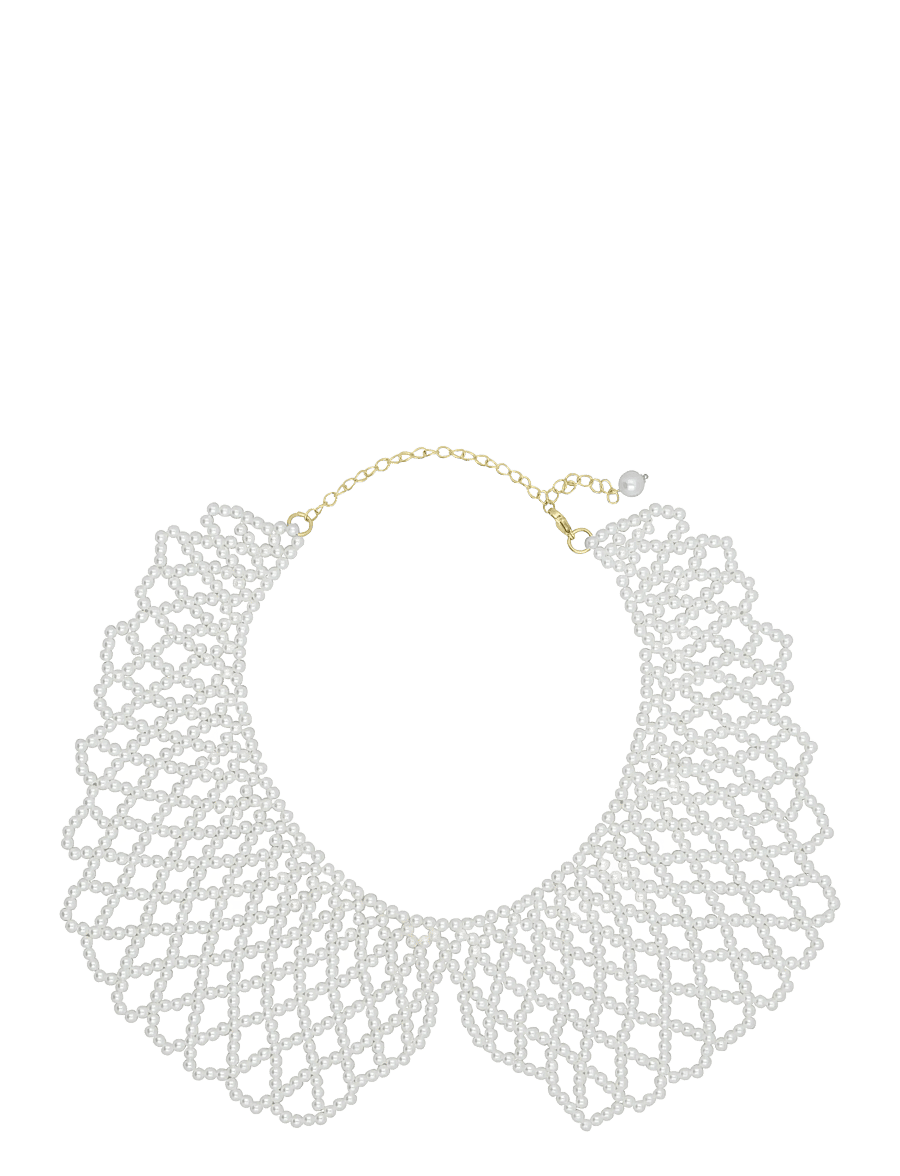 SNÖ of Sweden - Lacy collar neck 40-45 g/white - Onesize - halsbänder - g/white - 1