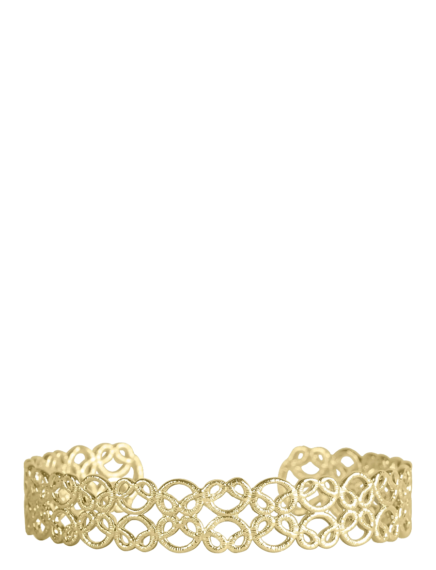 SNÖ of Sweden - Lacy bangle plain g - Onesize - armringe - plain g - 1