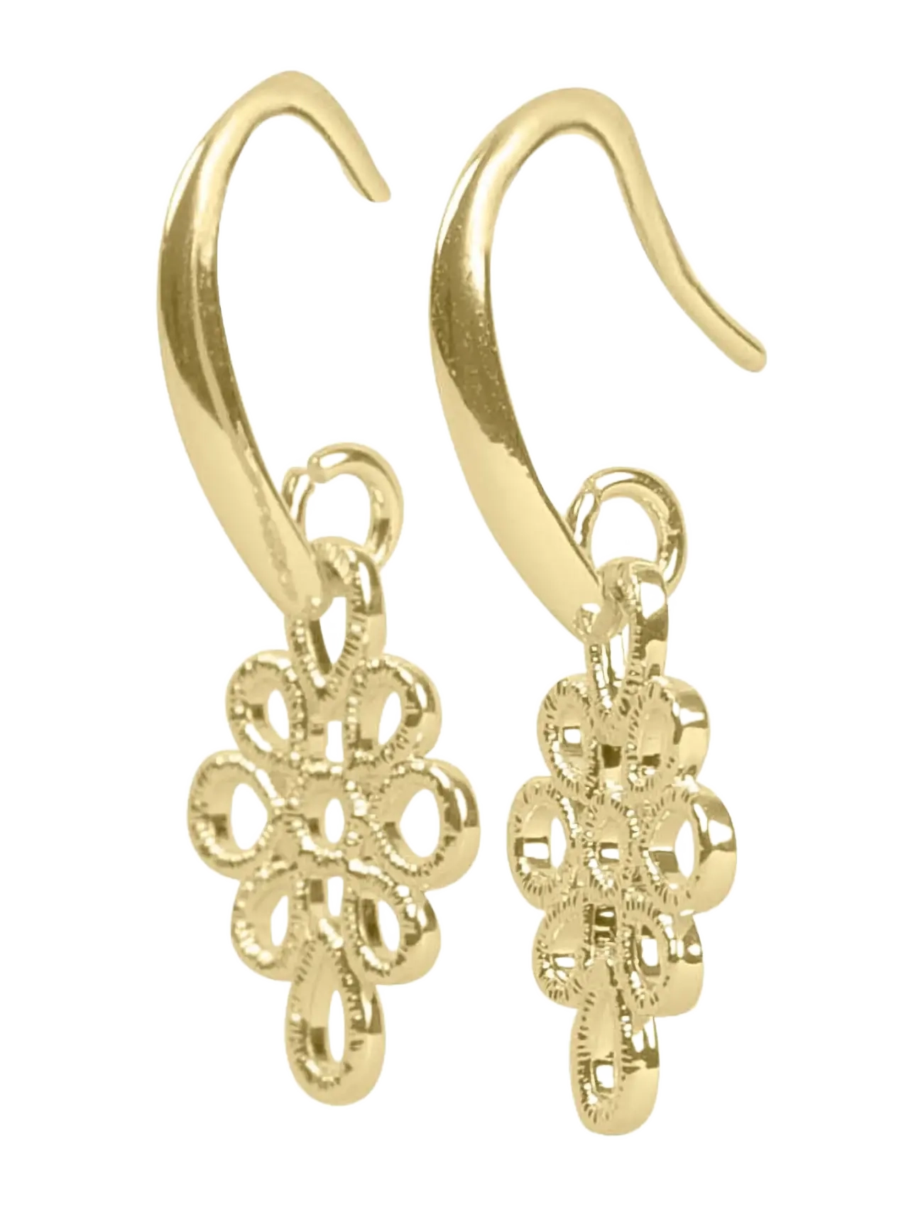 SNÖ of Sweden - Lacy long ear plain g - Onesize - Øreringe med vedhæng - plain g - 2