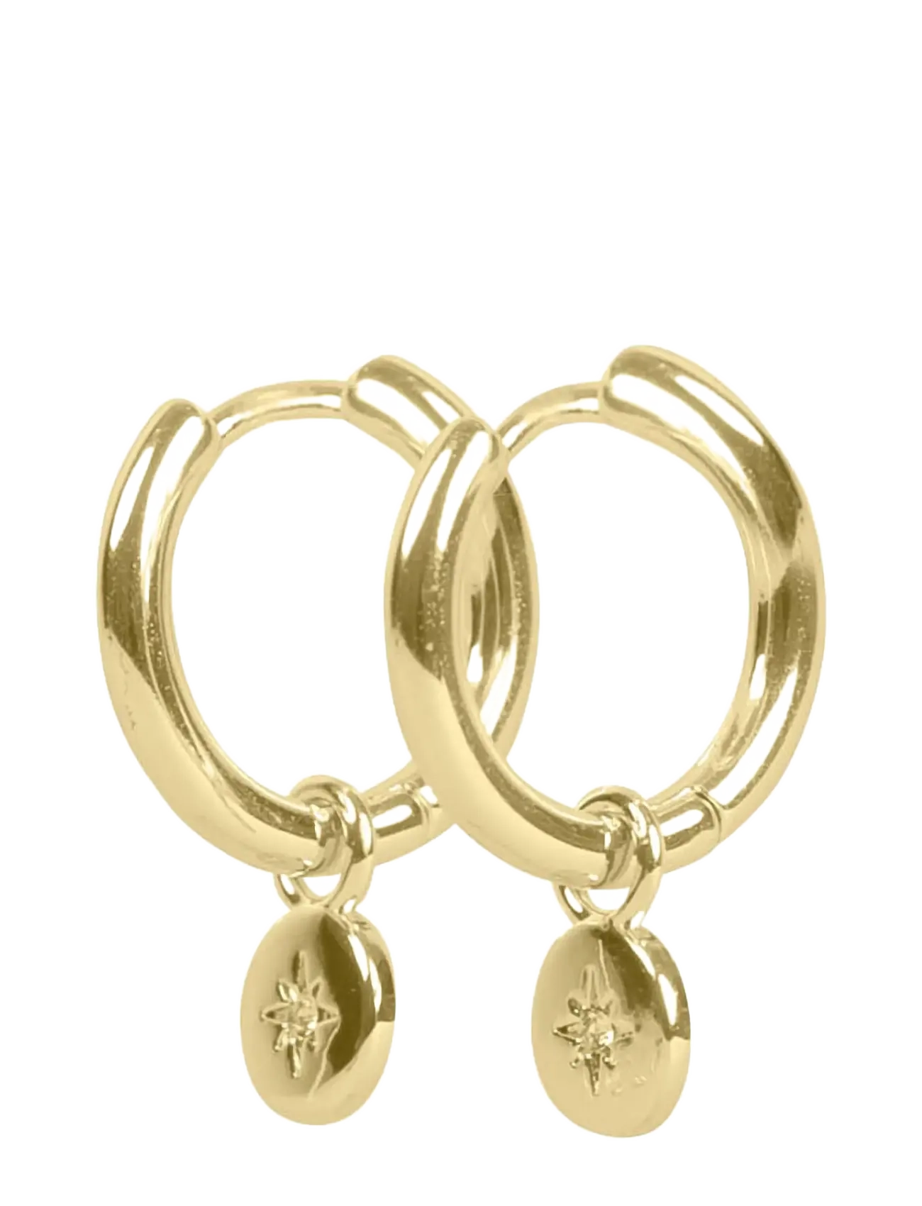 SNÖ of Sweden - Nova pendant ring ear g/clear - Onesize - Øreringe med vedhæng - g/clear - 2