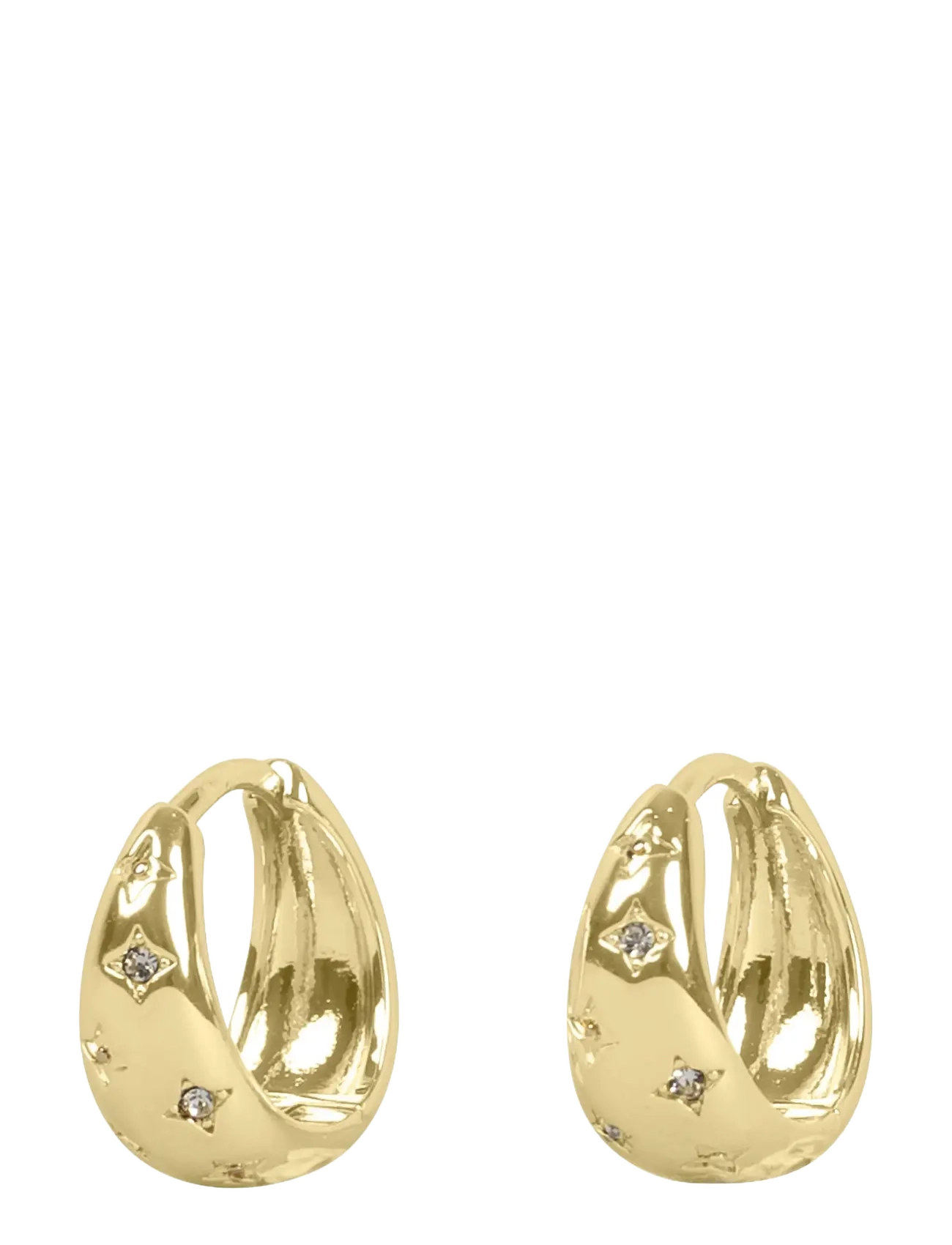 SNÖ of Sweden - Nova honey ear g/clear - Onesize - creoler & hoops - g/clear - 2