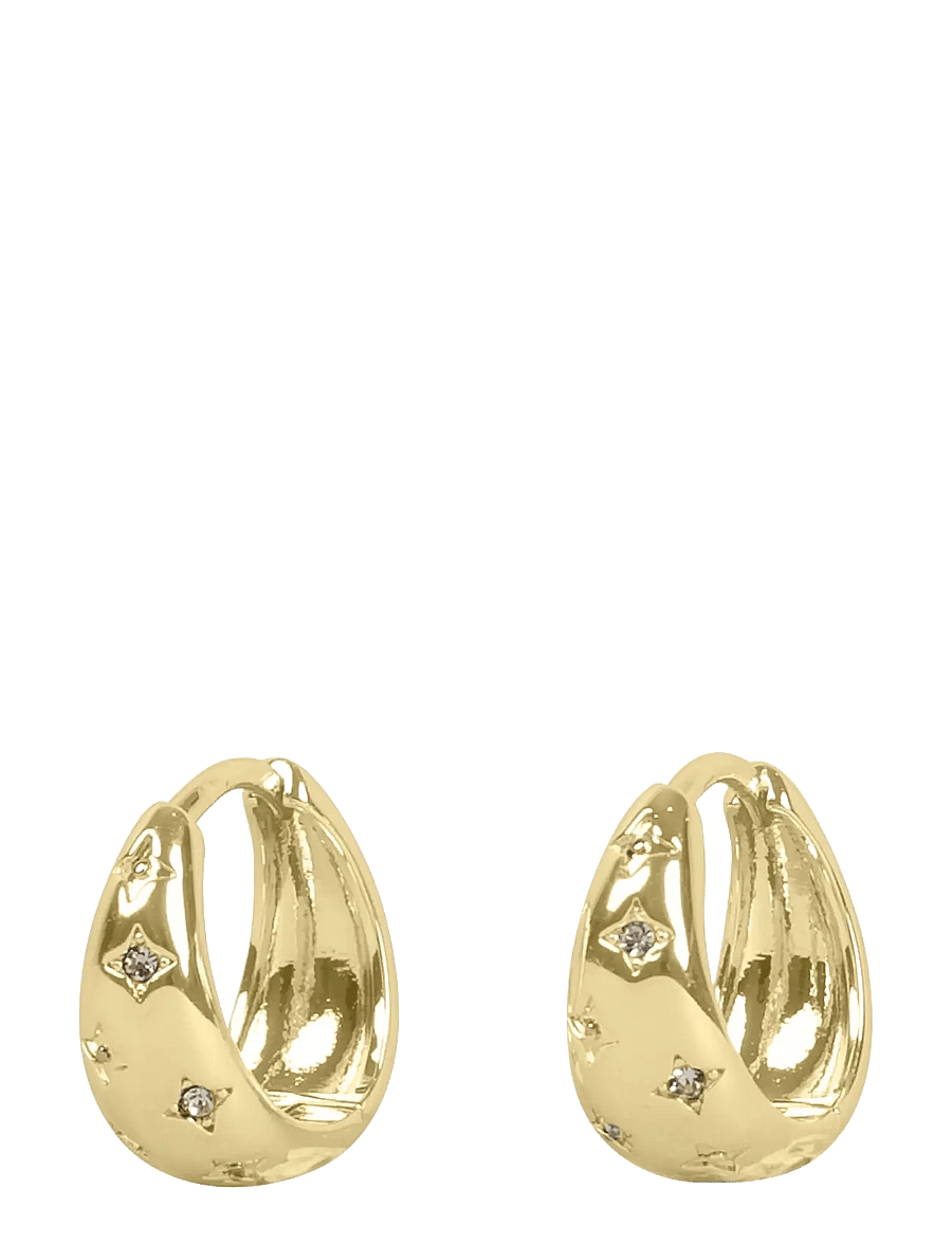 SNÖ of Sweden - Nova honey ear g/clear - Onesize - creoler & hoops - g/clear - 2