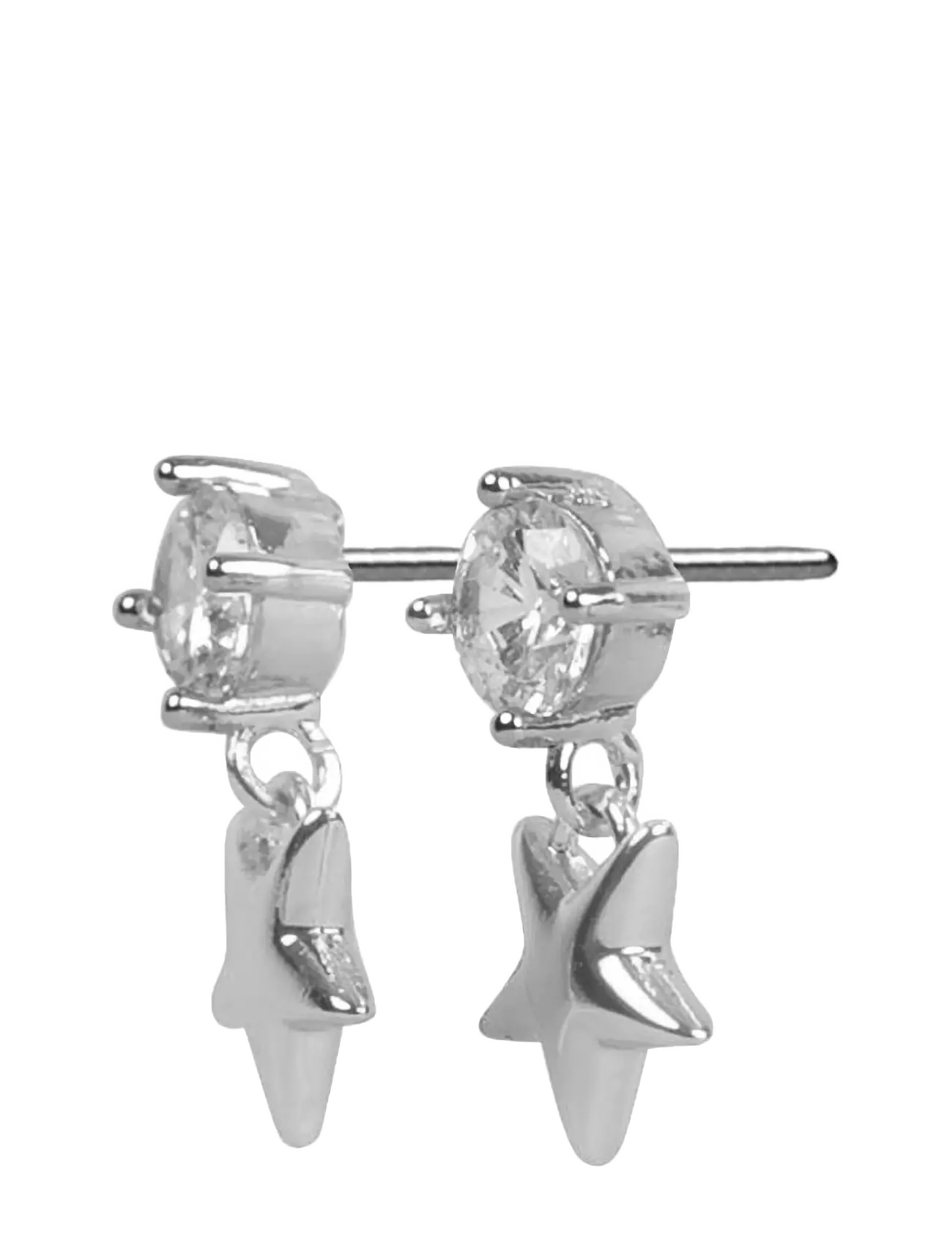 SNÖ of Sweden - Sky star crystal ear s/clear - Onesize - Øreringe med vedhæng - s/clear - 2