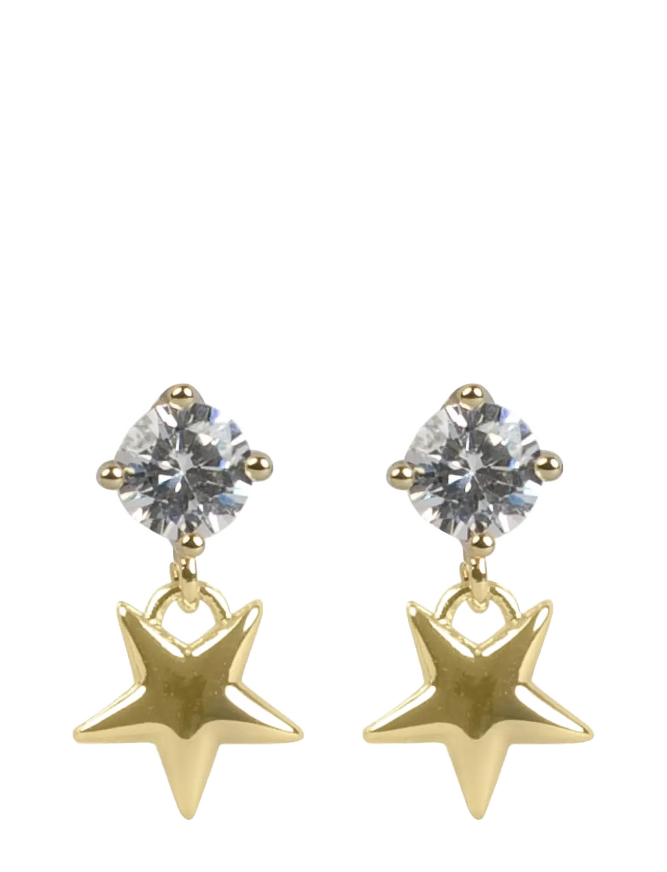 SNÖ of Sweden Sky star crystal ear g/clear - Onesize - SNÖ of Sweden - G/CLEAR / gold