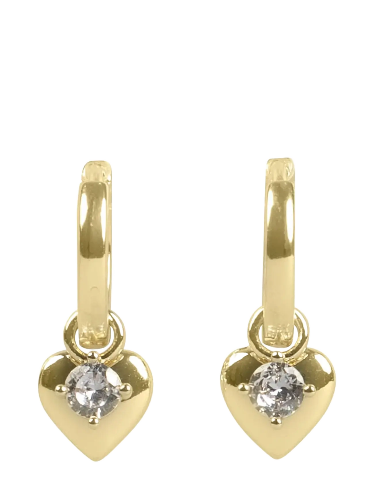 SNÖ of Sweden Sky heart pendant ring ear g/clear - Onesize - SNÖ of Sweden - G/CLEAR / gold